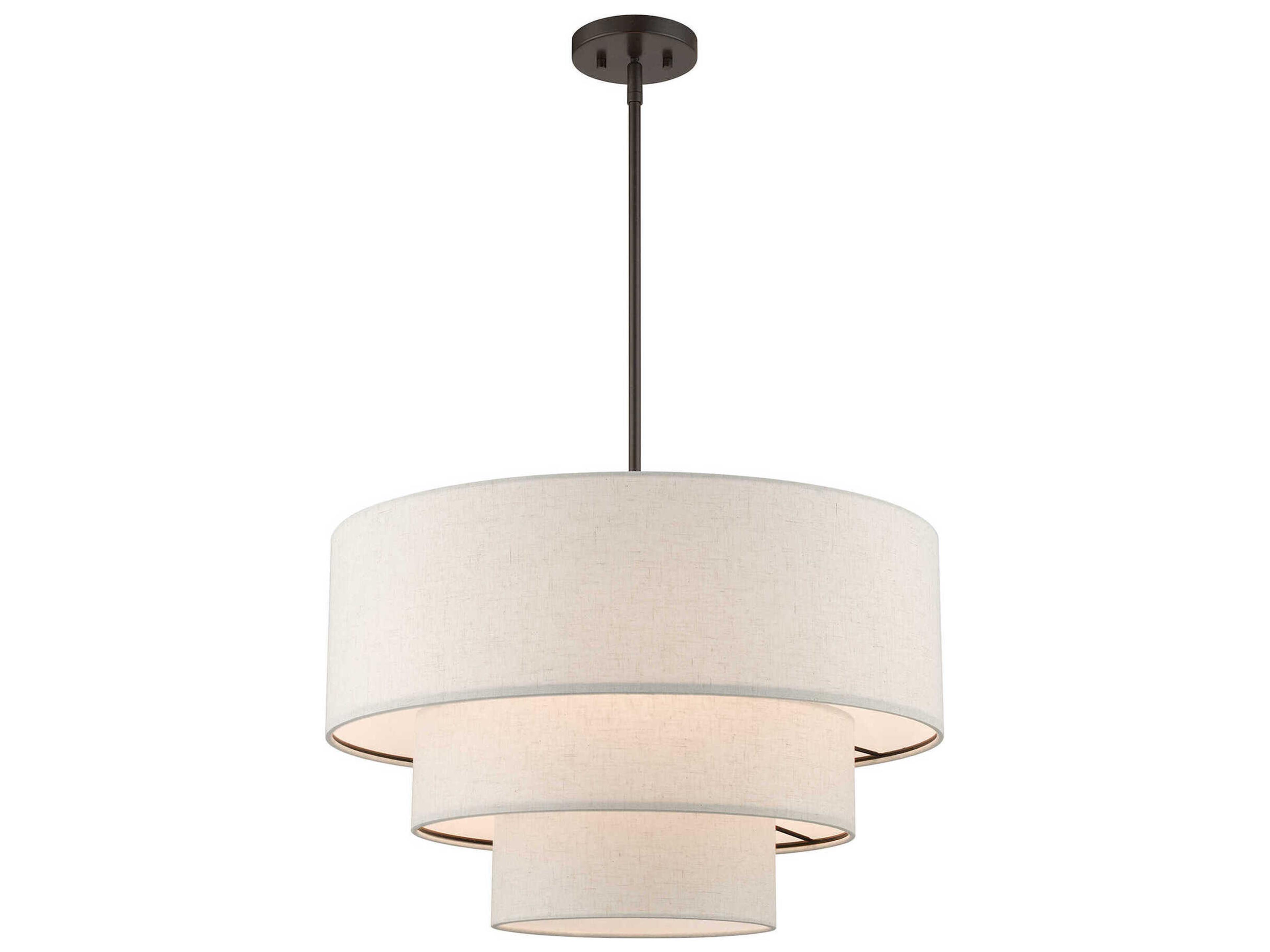 Livex Lighting Gladstone 4-Light English Bronze Tiered Pendant