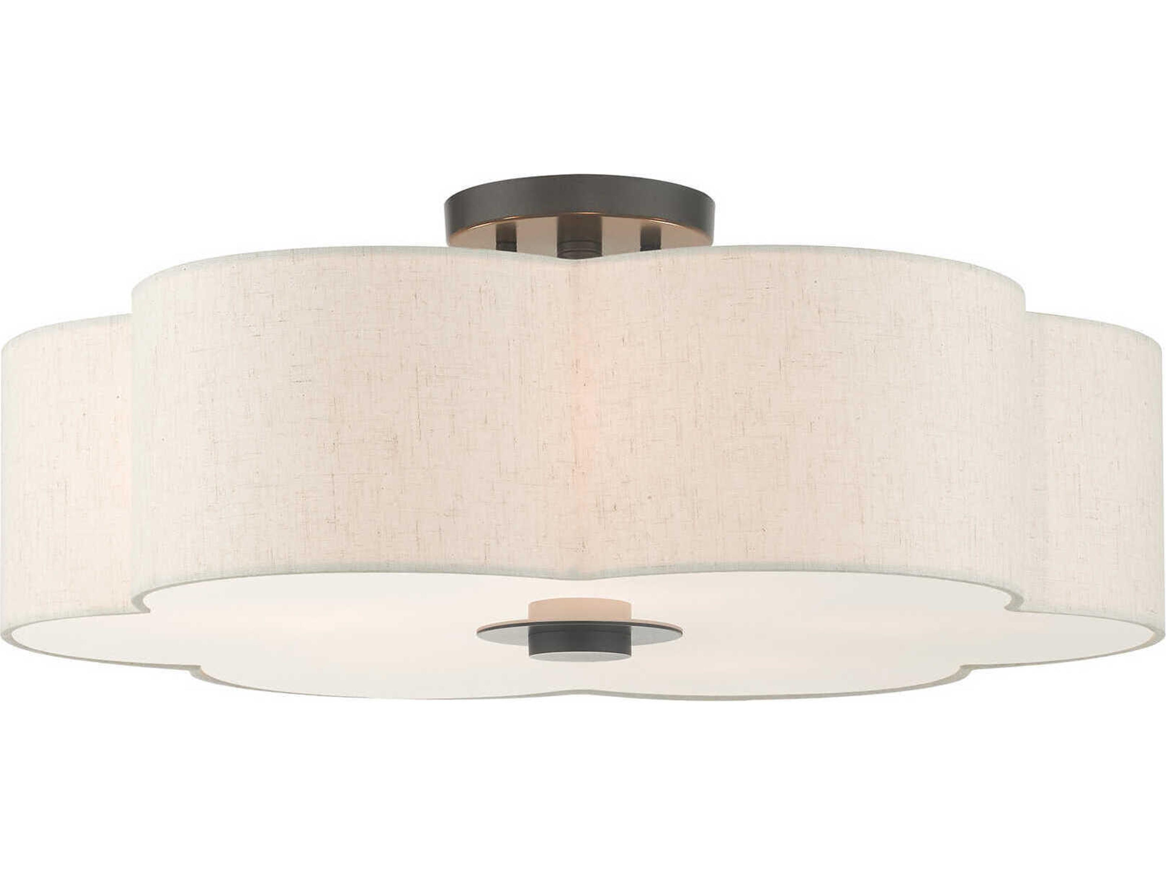 Solstice 5-Light English Bronze Semi Flush Mount