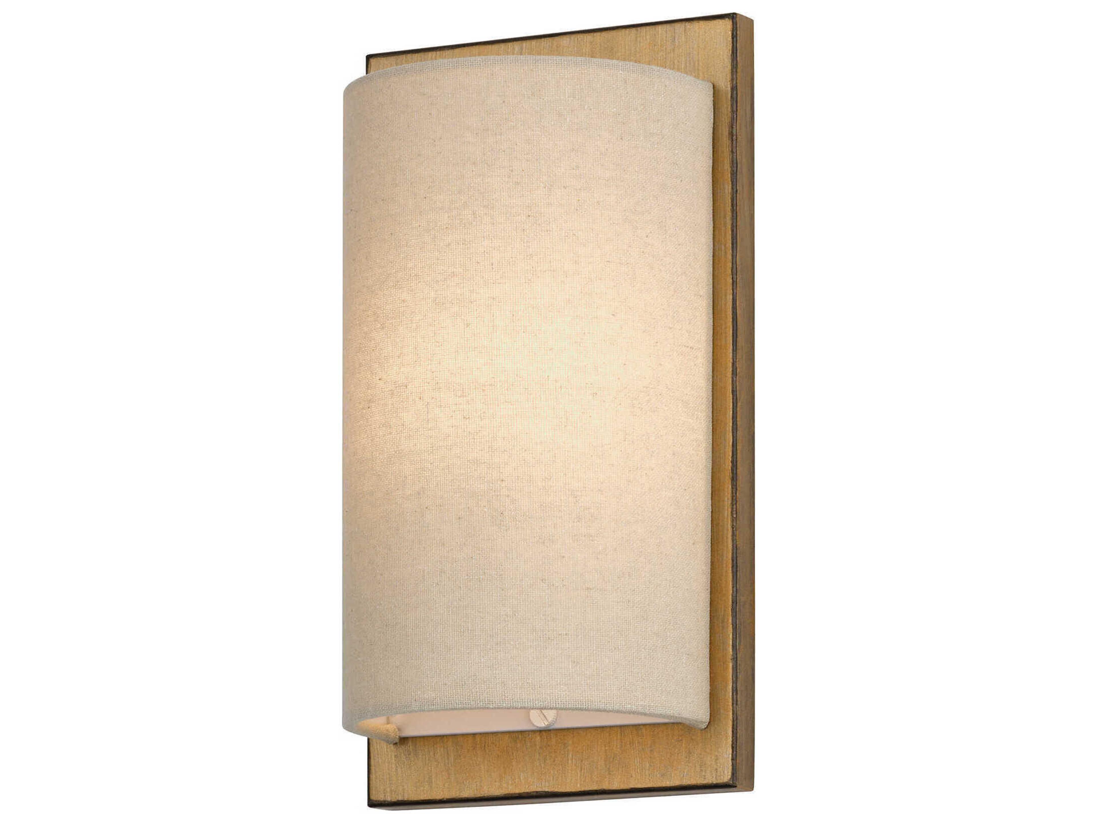 Bellingham 1-Light Antique Gold Leaf Wall Sconce