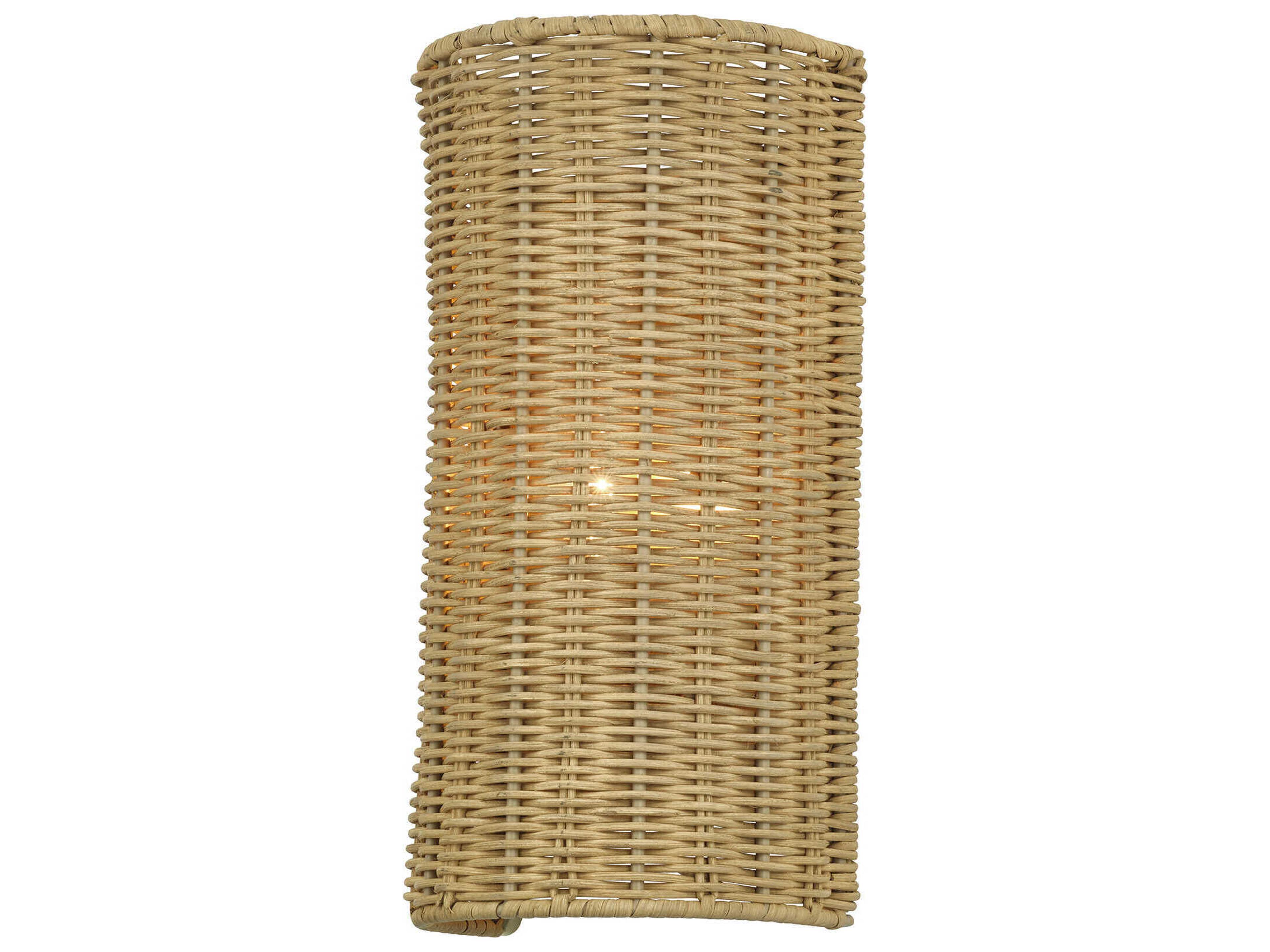 Weavington 1-Light Antique Gold Leaf Wall Sconce