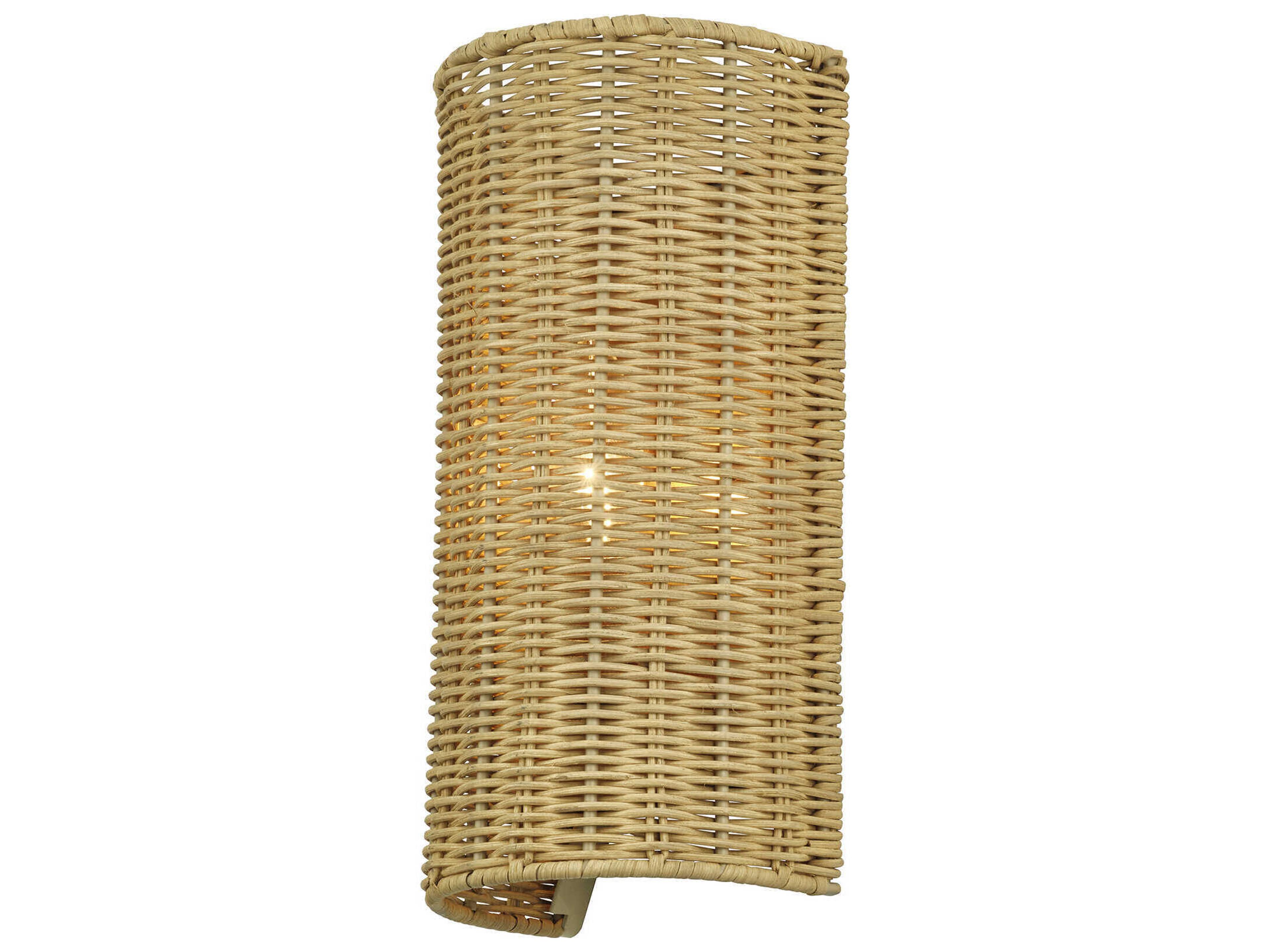 Livex Lighting Weavington 1-Light Antique Gold Leaf Wall Sconce