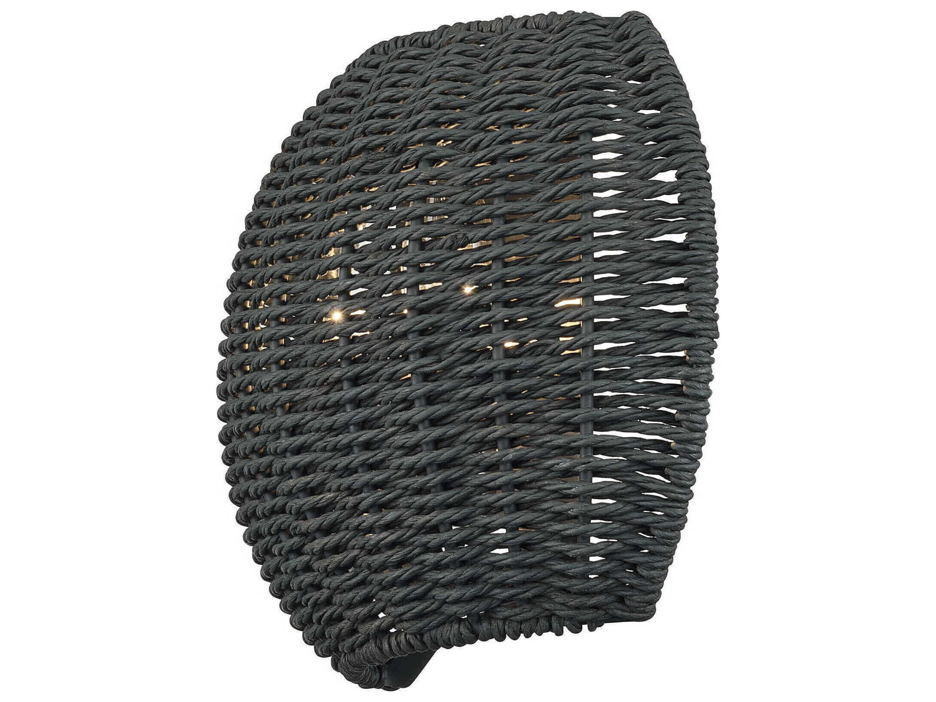 Livex Lighting Deluna 2-Light Black Wall Sconce