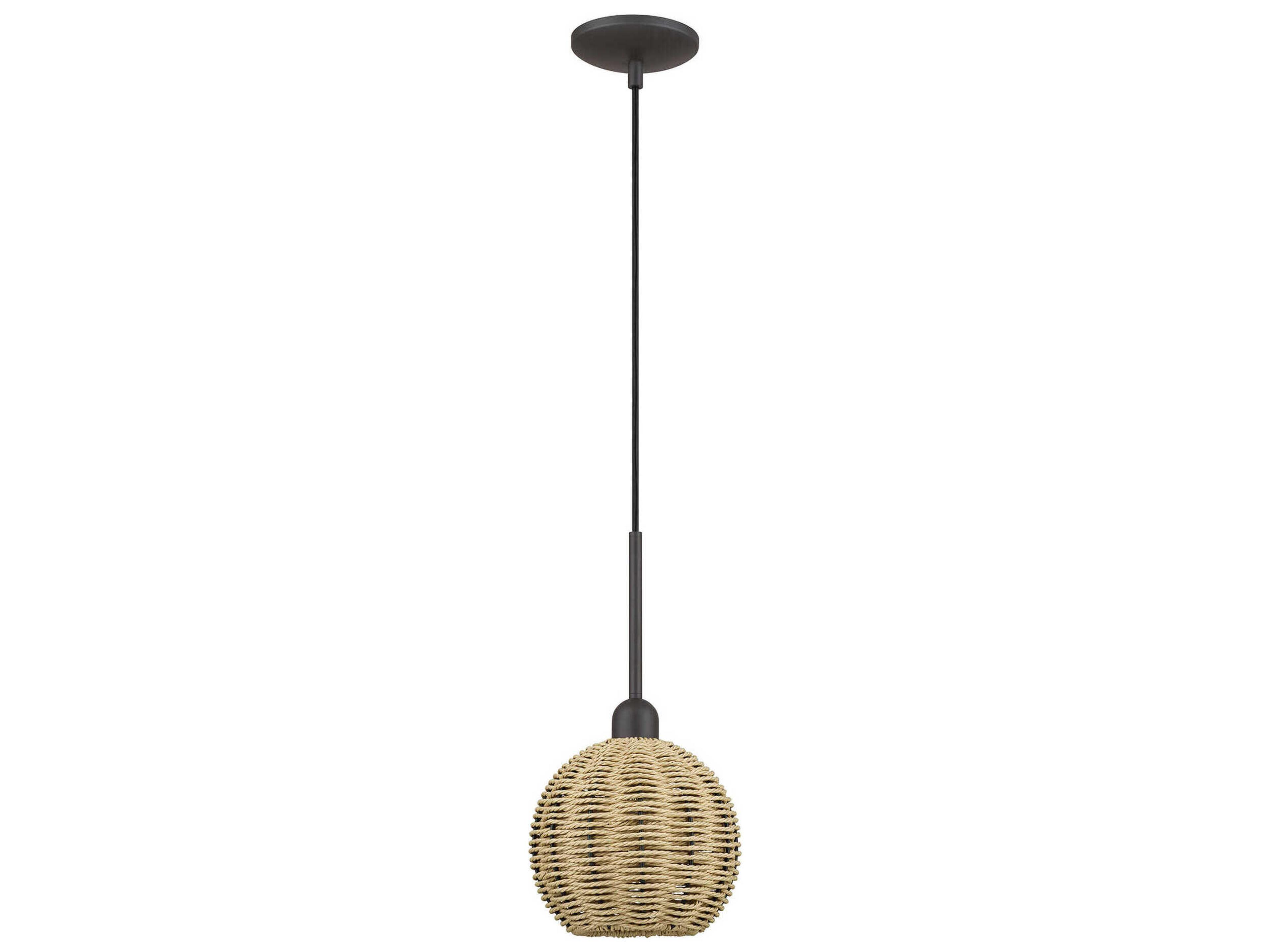 Summervine 1-Light Bronze Linear Mini Pendant