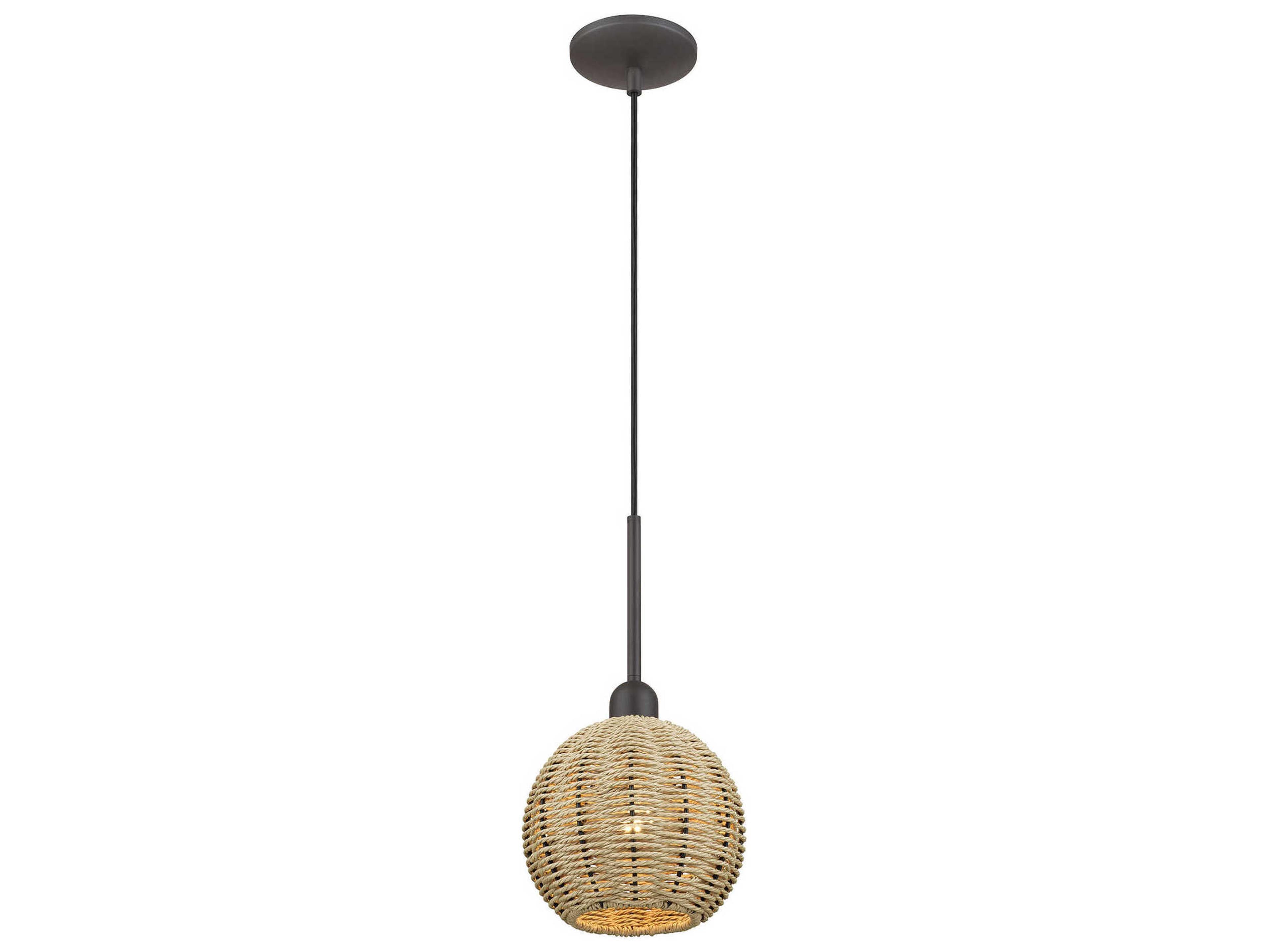 Livex Lighting Summervine 1-Light Bronze Linear Mini Pendant