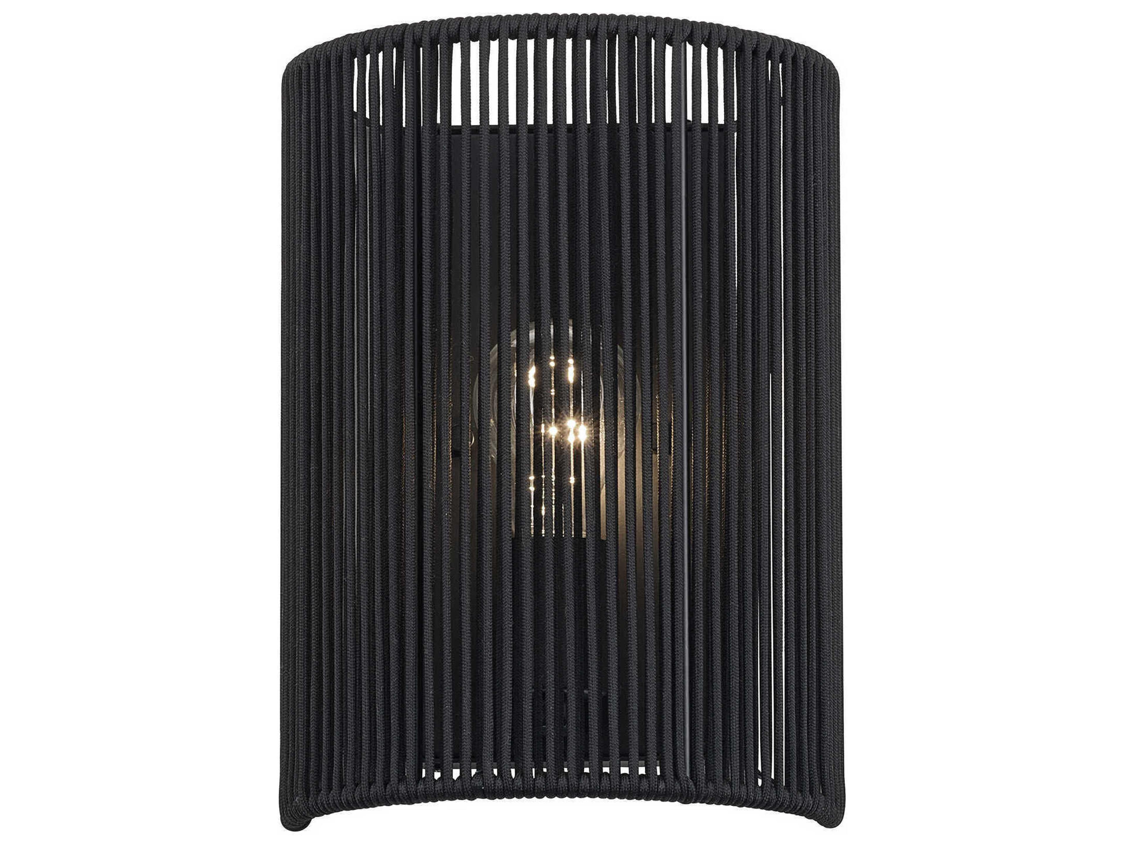 Livex Lighting Acordia 1-Light Black Wall Sconce