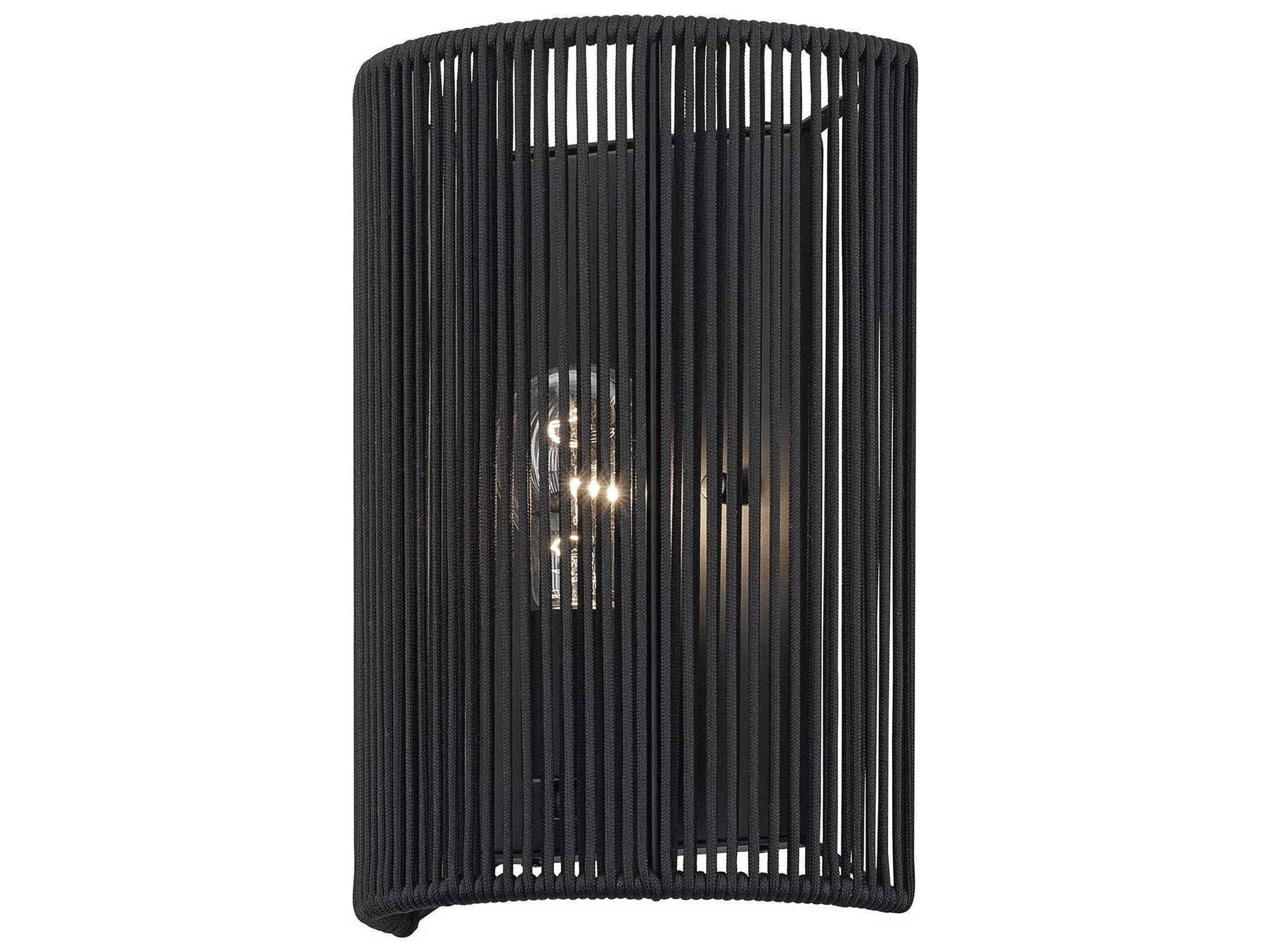 Livex Lighting Acordia 1-Light Black Wall Sconce