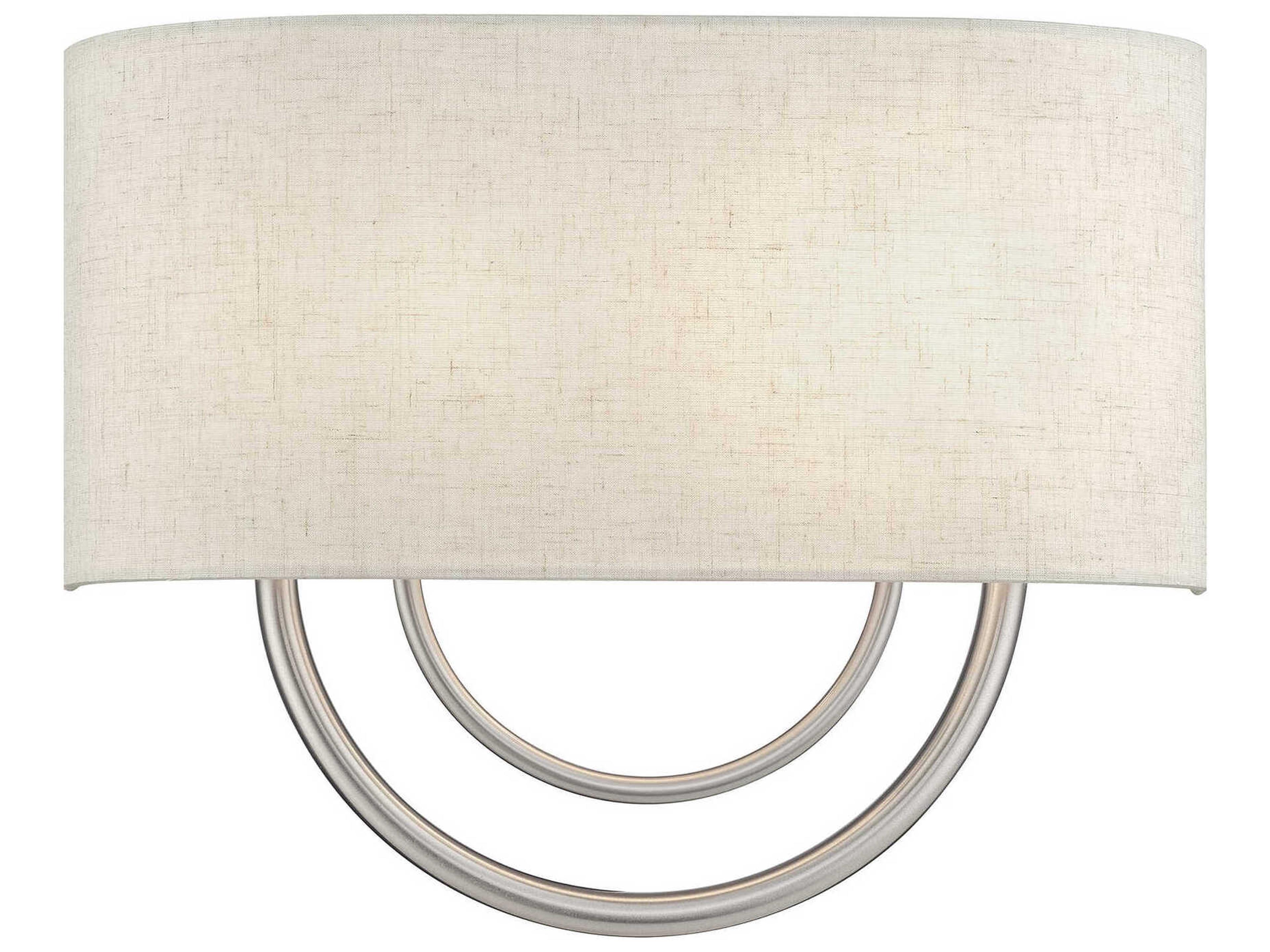 Stratton 2-Light Brushed Nickel Wall Sconce