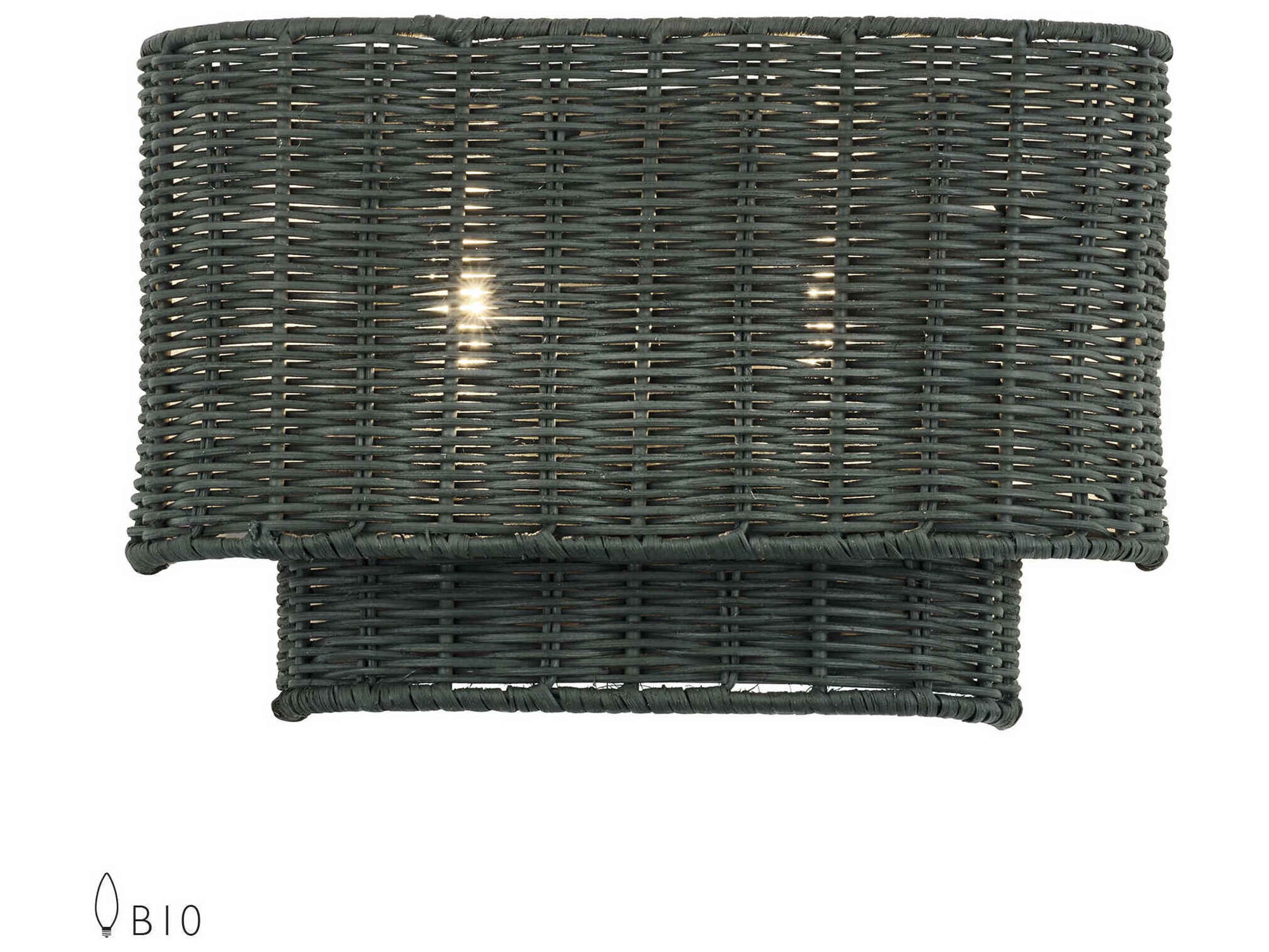 Livex Lighting Weavington 2-Light Brushed Nickel Wall Sconce