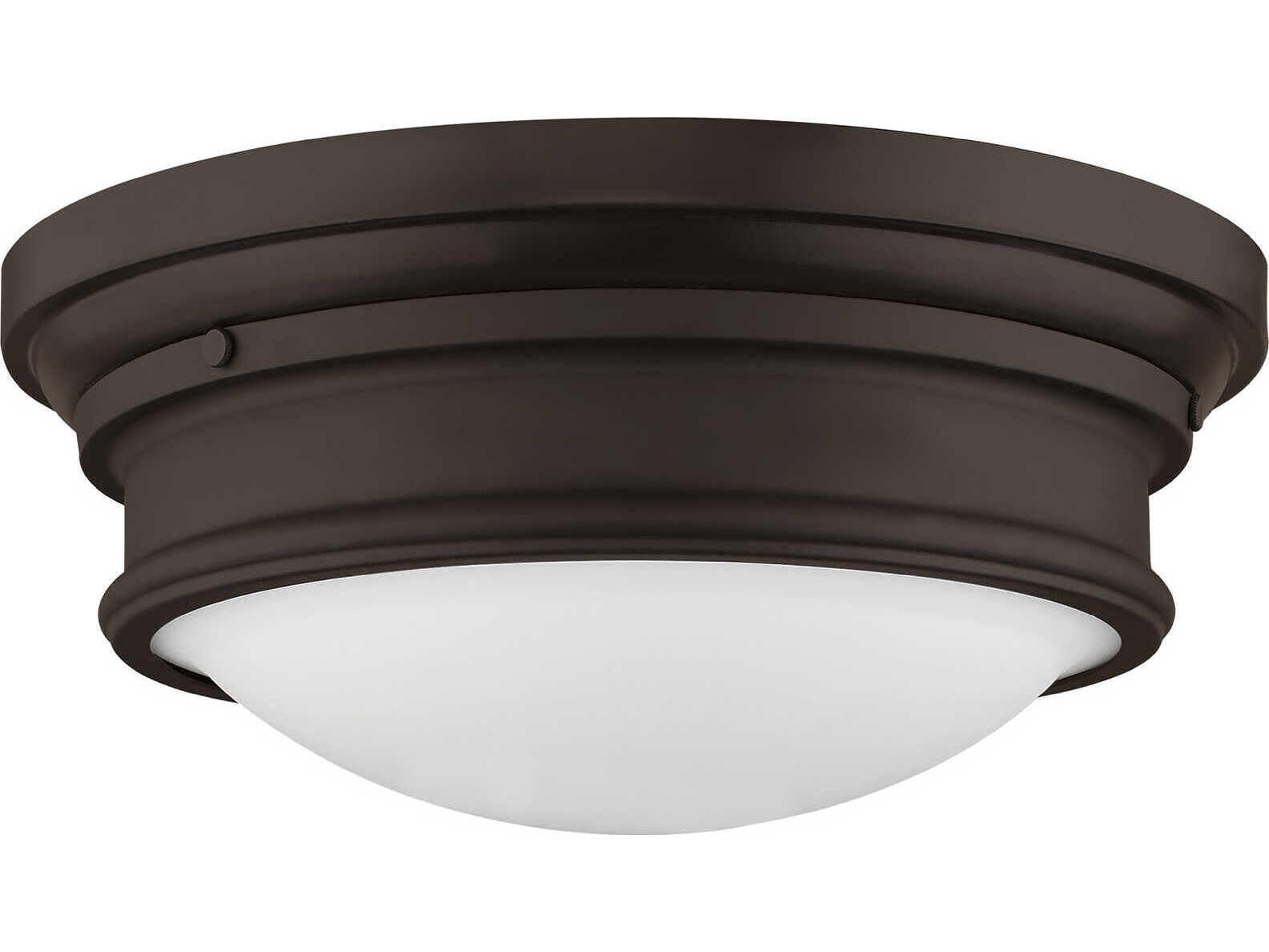 Livex Lighting Astor 3-Light Bronze Glass Bowl Flush Mount