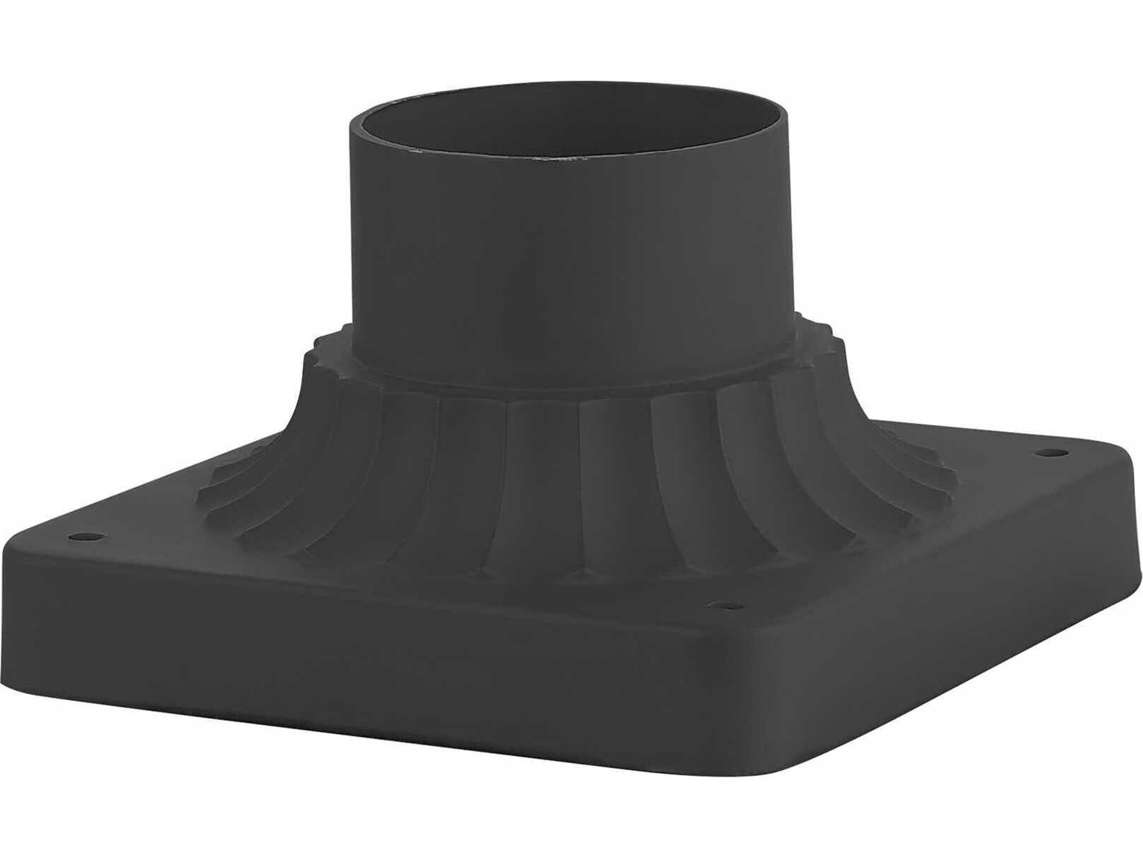 Outdoor Basics Textured White Pier Mount Adapter