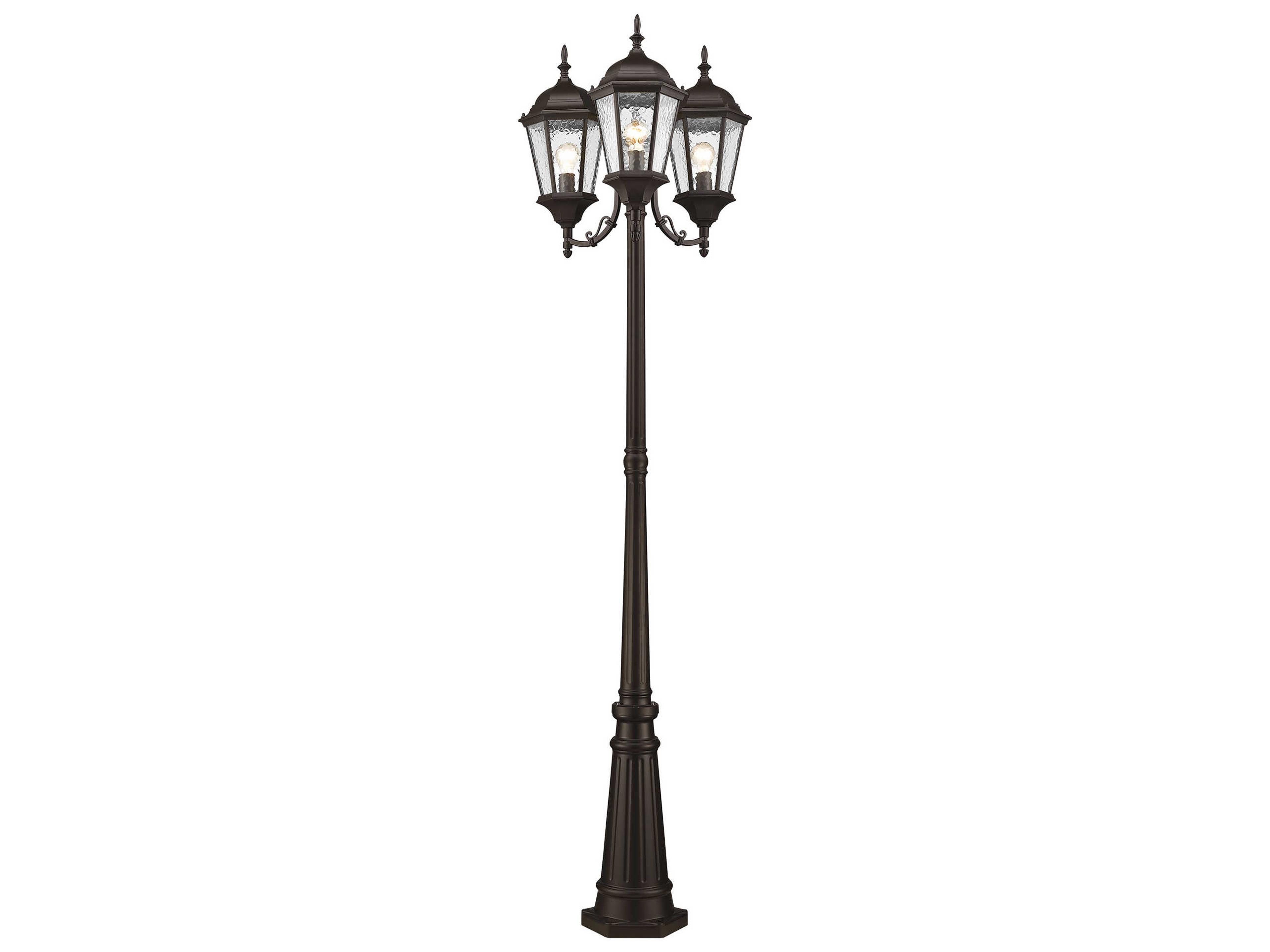 Hamilton 3 - Light Outdoor Post Light