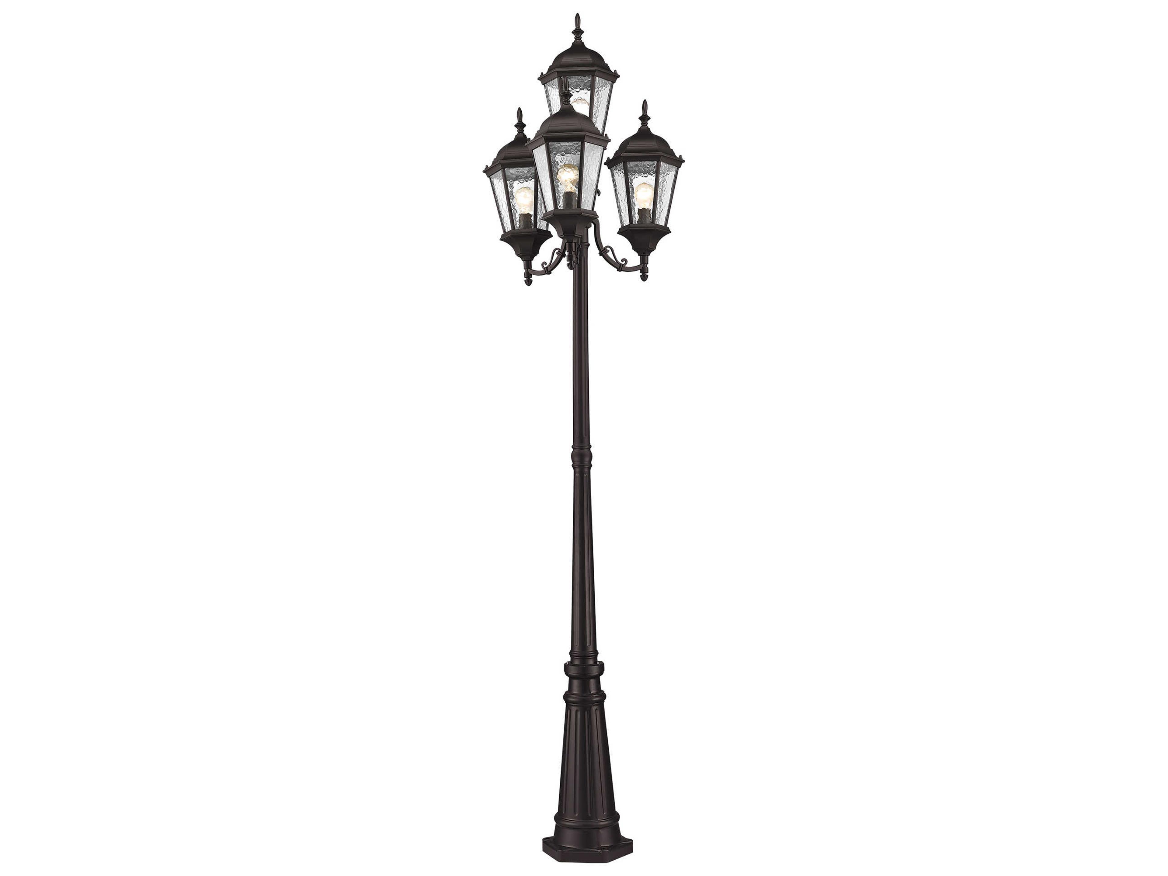Livex Lighting Hamilton 4 - Light Outdoor Post Light