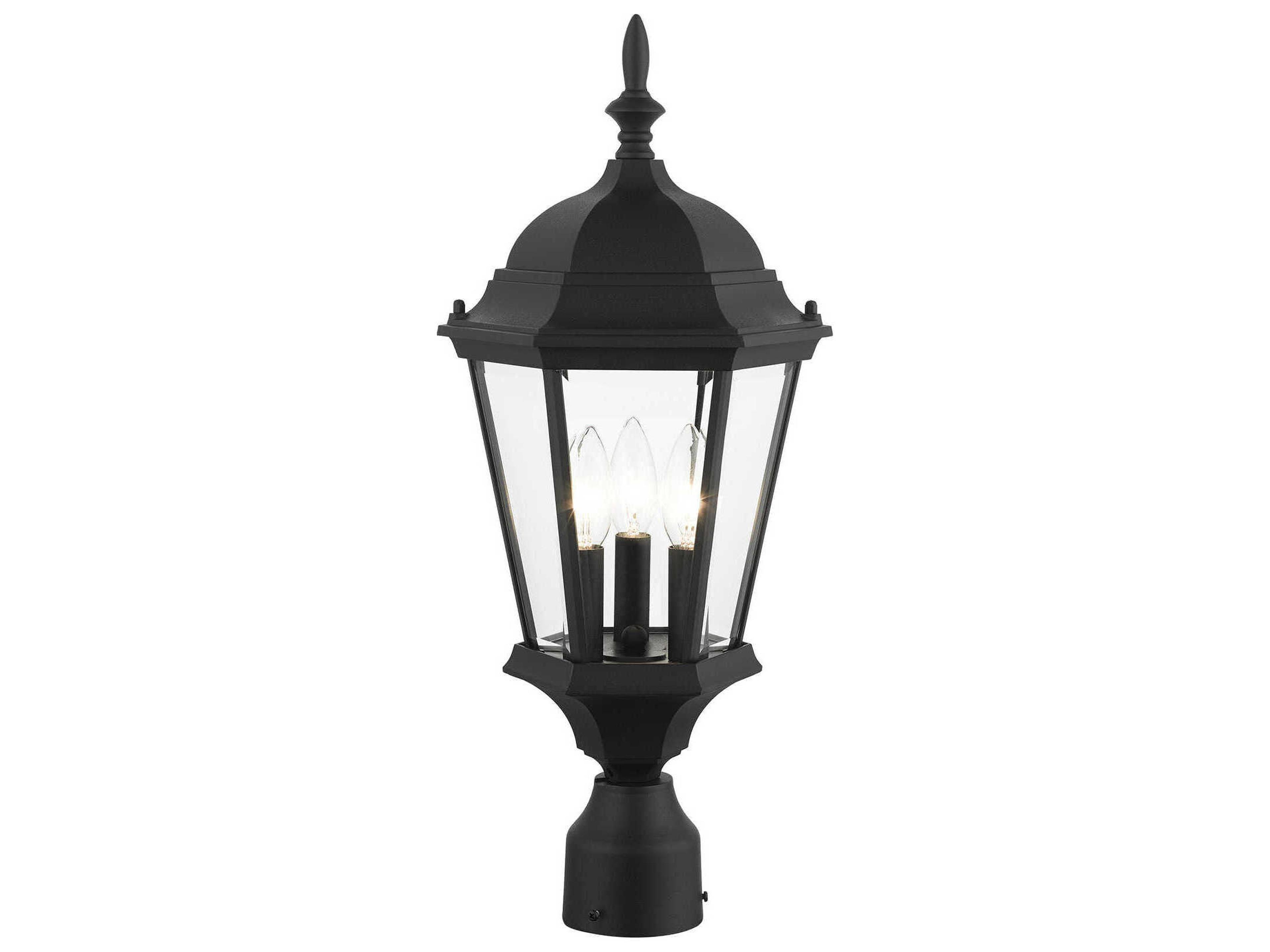 Livex Lighting Hamilton 3 - Light Outdoor Post Light