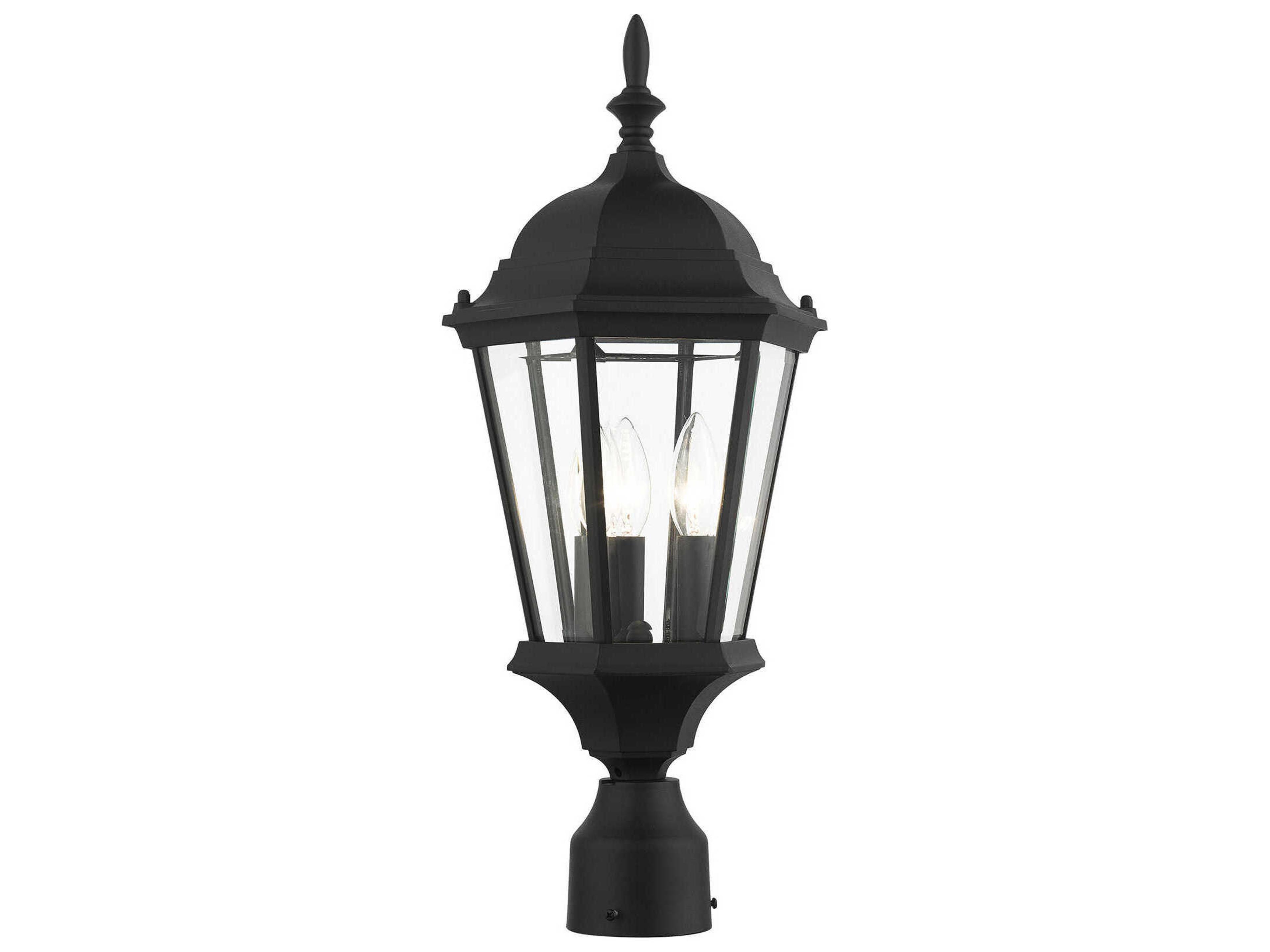 Livex Lighting Hamilton 3 - Light Outdoor Post Light