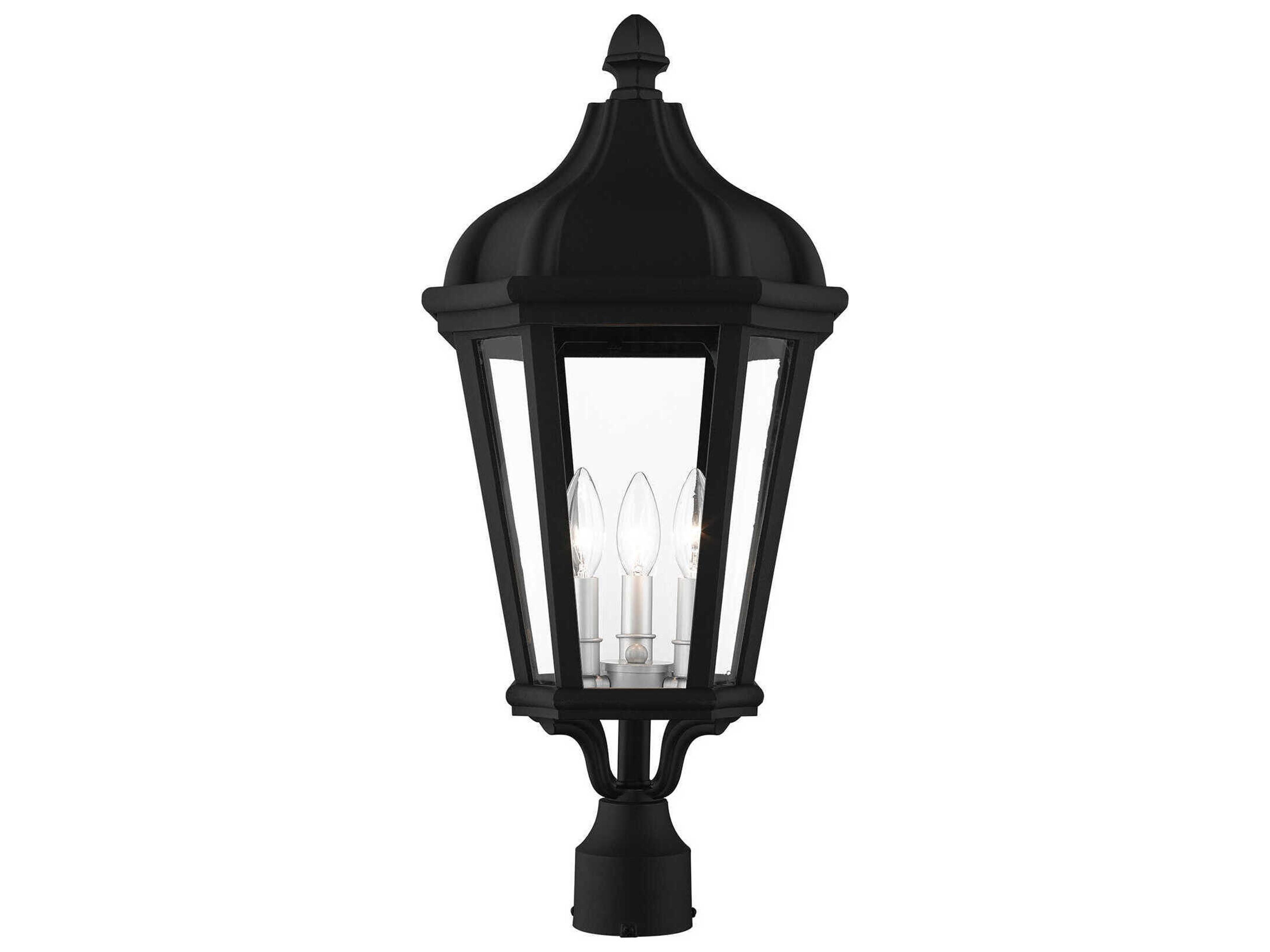 Livex Lighting Morgan 3 - Light Outdoor Post Light