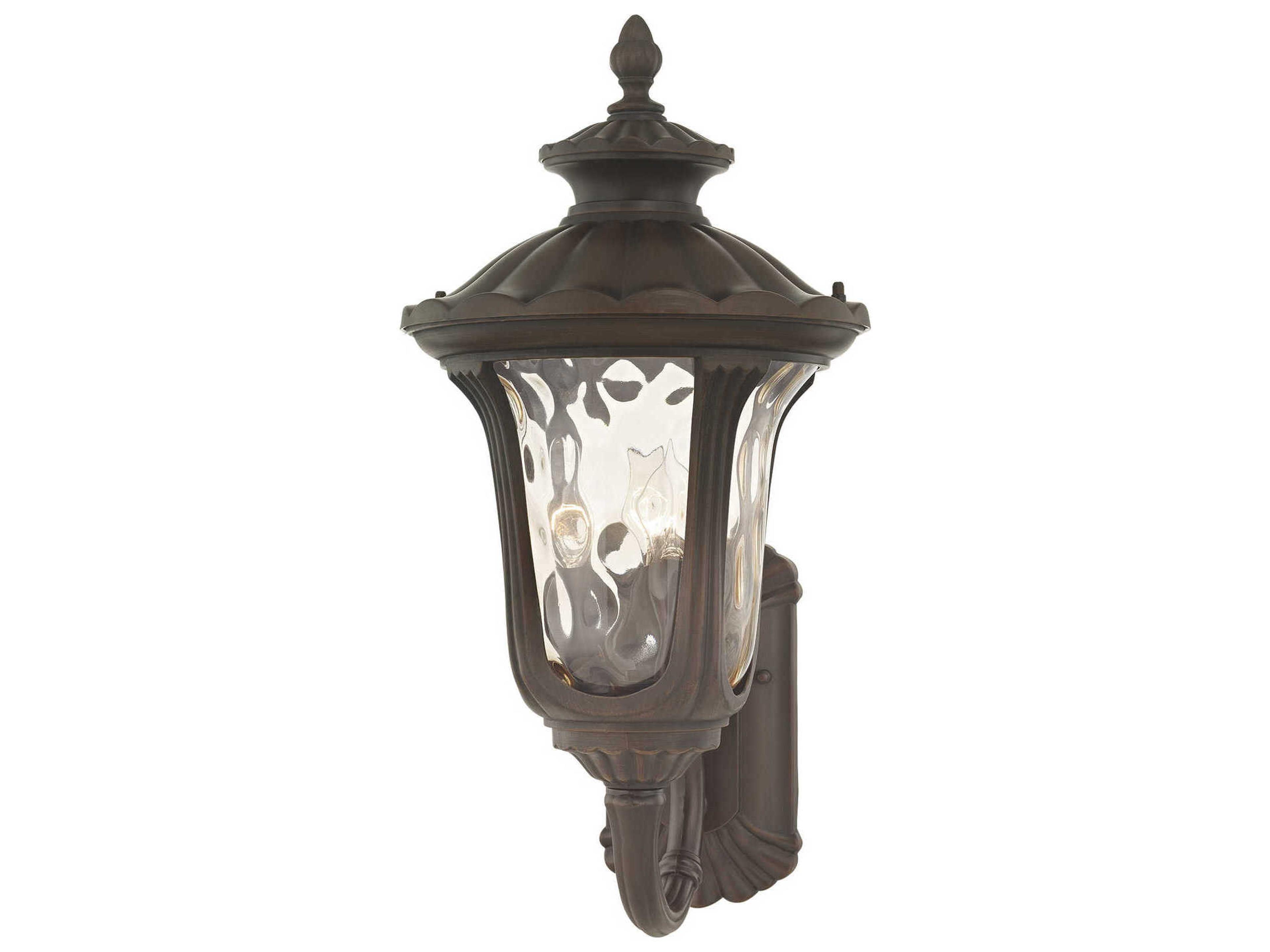 Livex Lighting Oxford 3 - Light Outdoor Wall Light