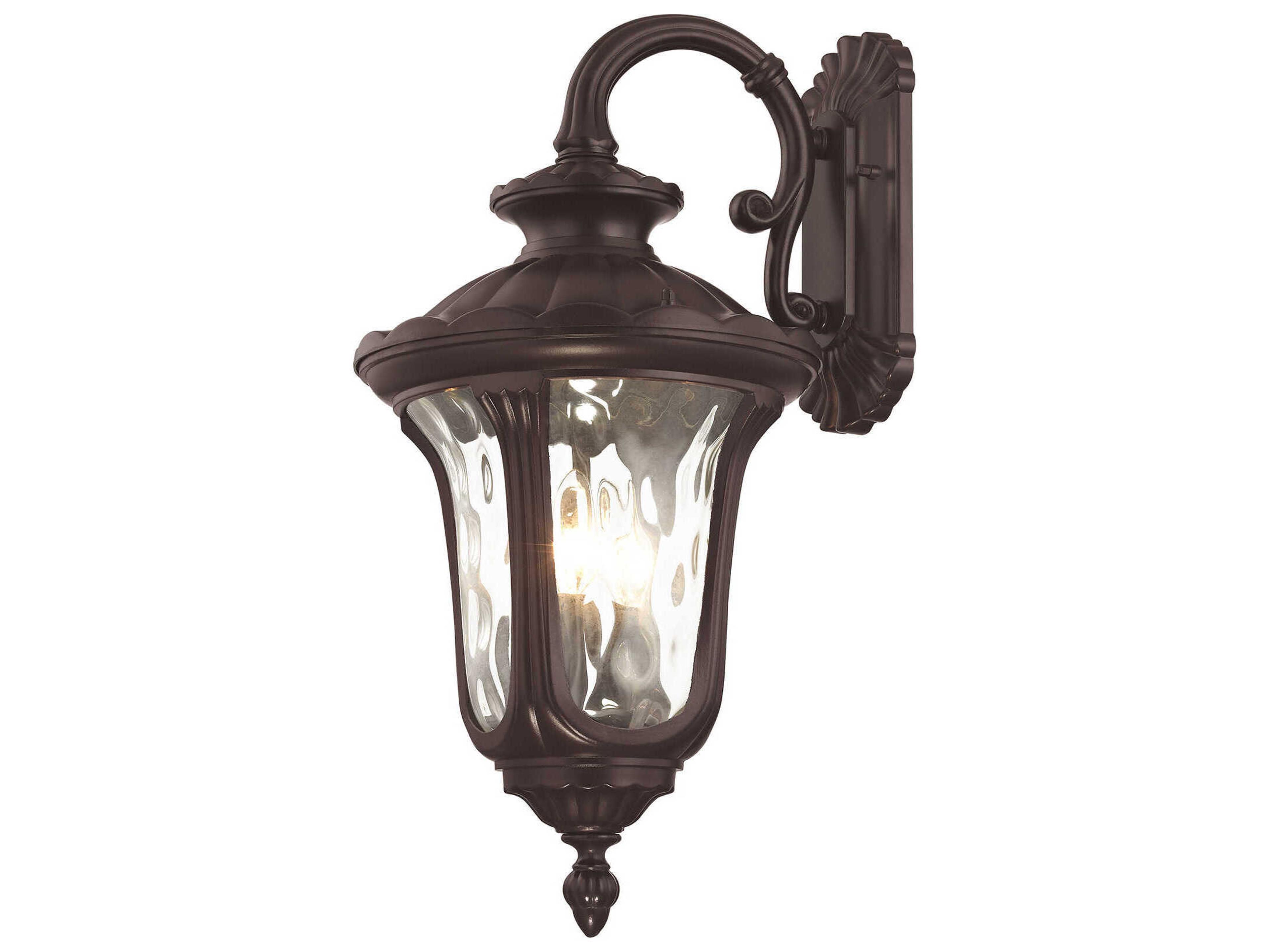 Livex Lighting Oxford 3 - Light Outdoor Wall Light