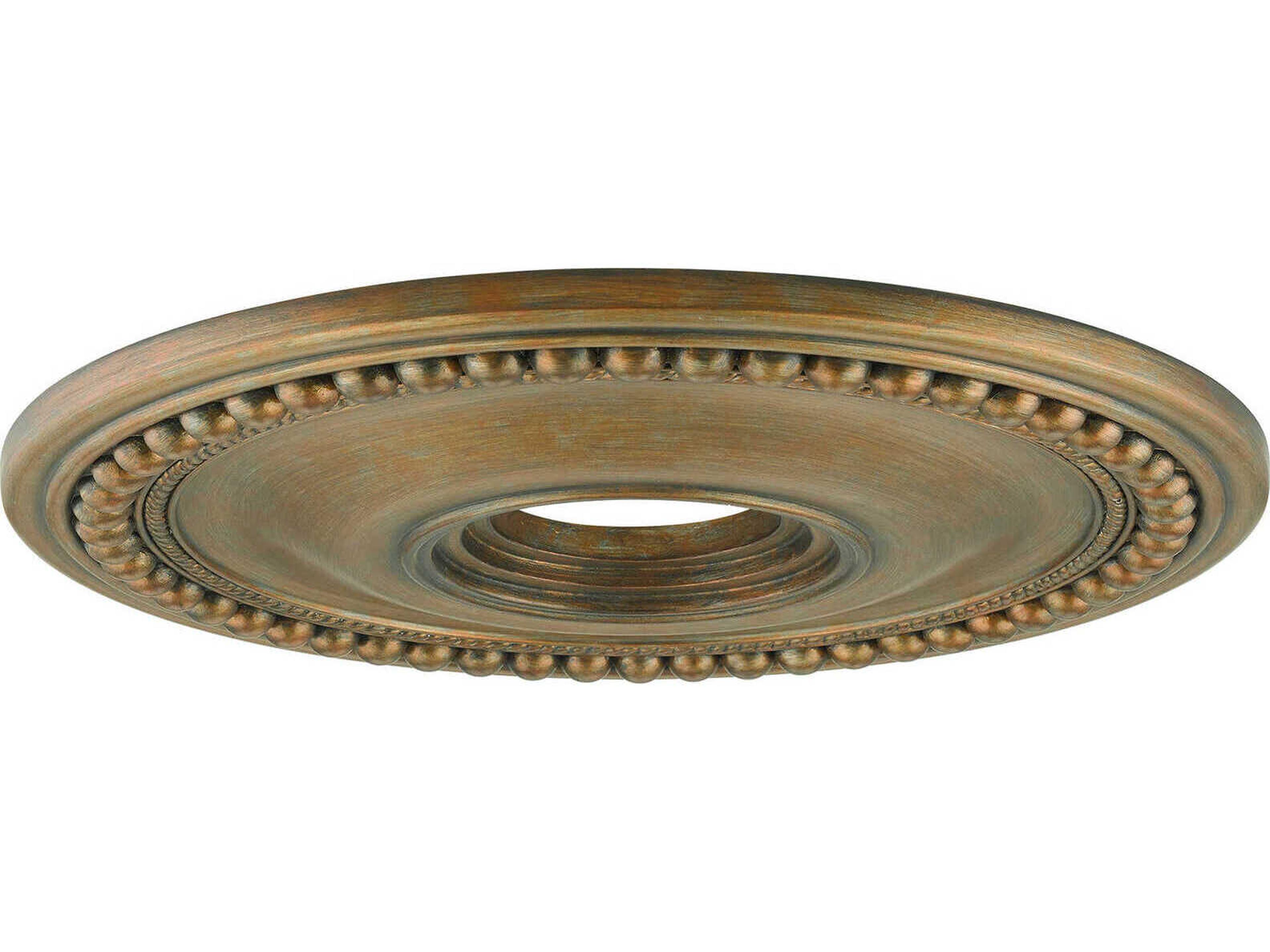 Livex Lighting Wingate Antique Gold Leaf 20" Ceiling Medallion