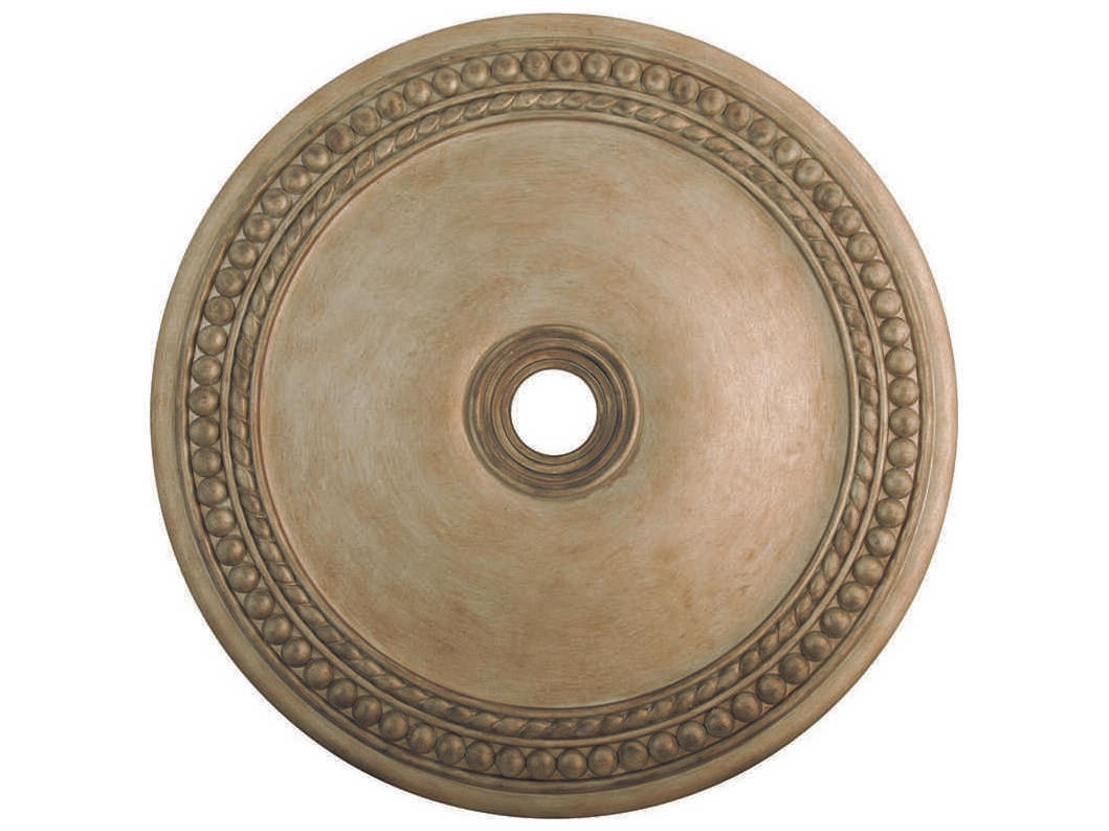 Wingate Antique Silver Leaf 42" Ceiling Medallion