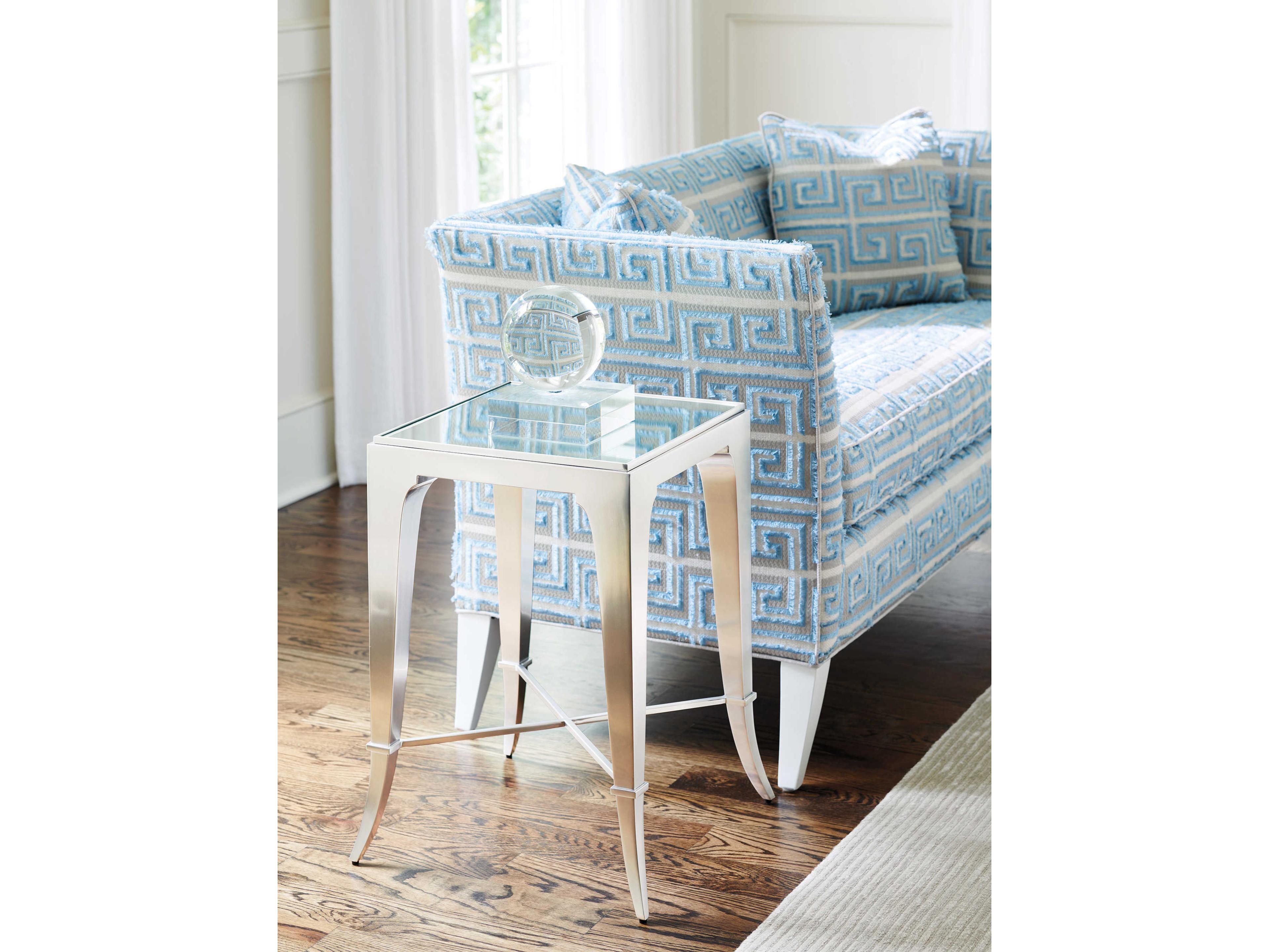 Lexington Avondale Square Mirror End Table