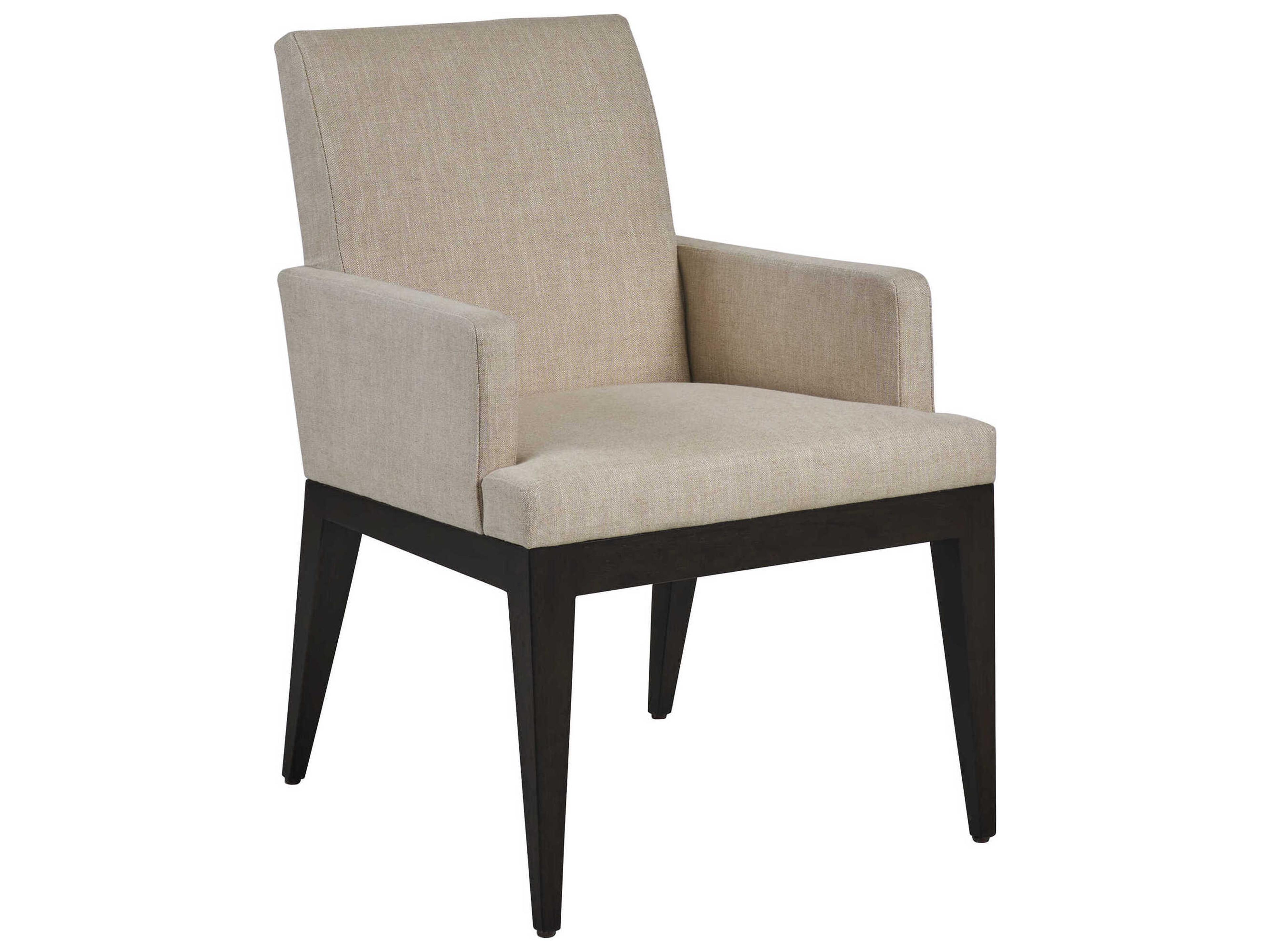 Zanzibar Beige Upholstered Arm Dining Chair