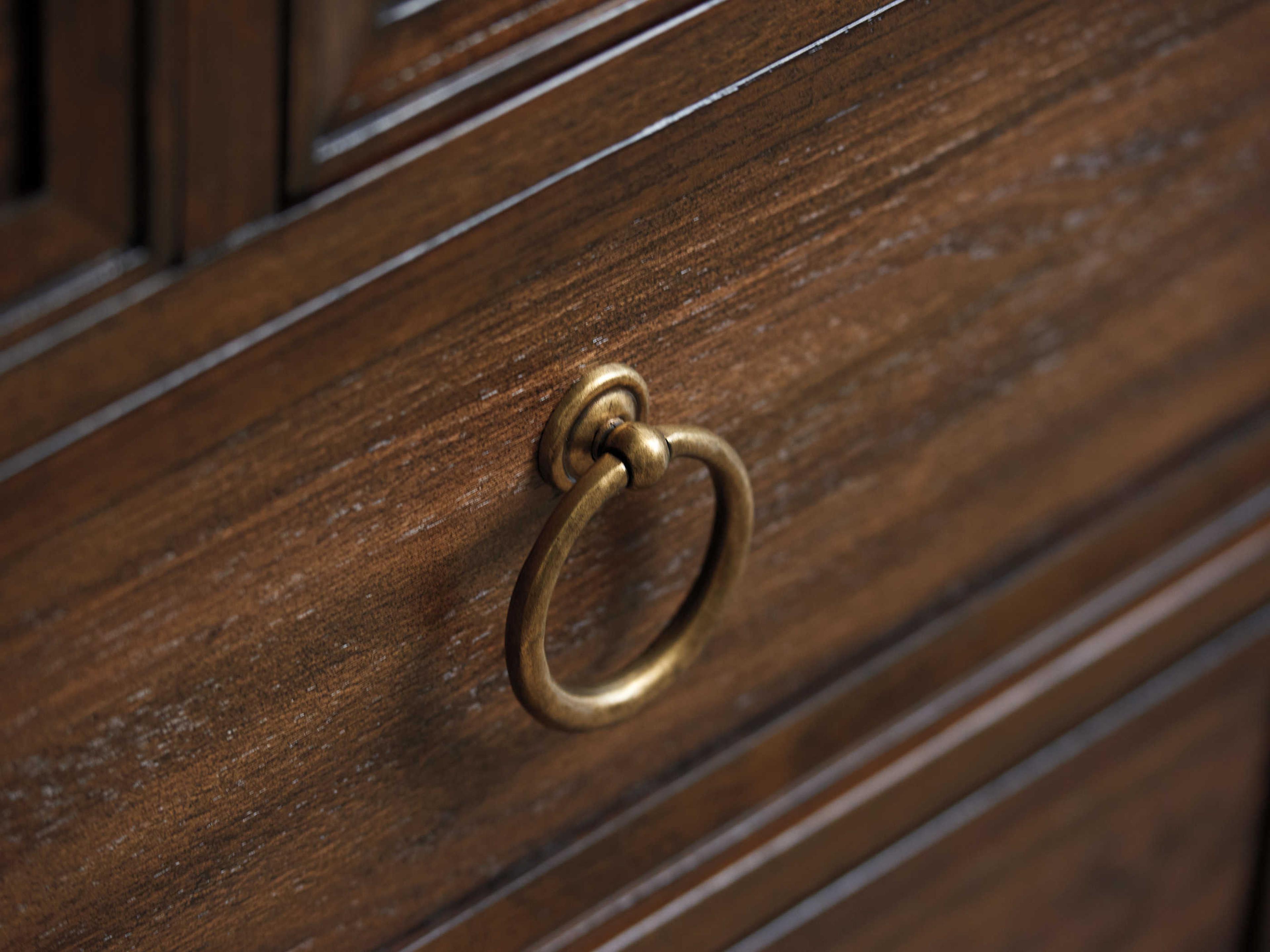 Lexington Silverado 12-Drawers Walnut Brown Wood Accent Chest