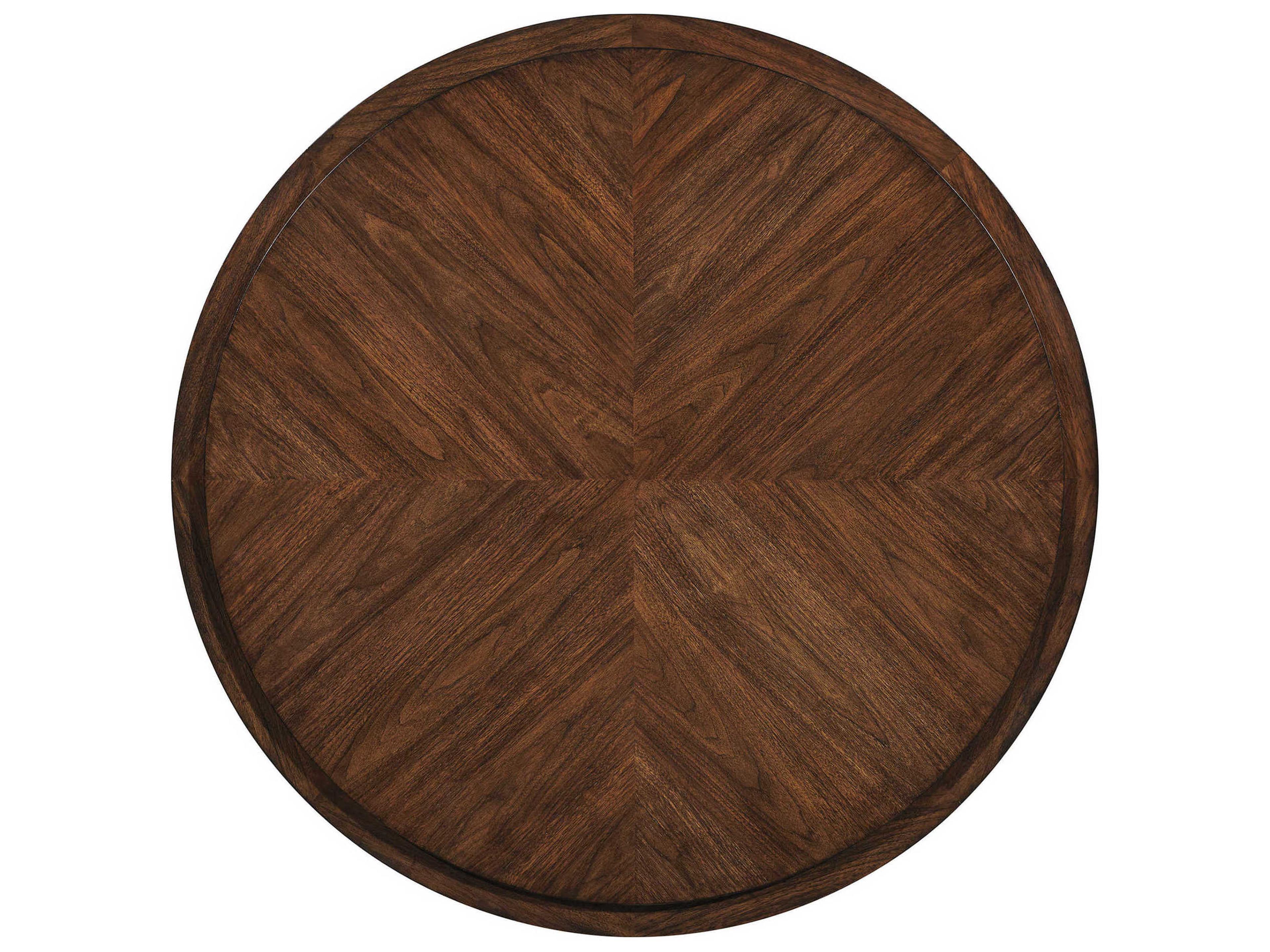 Lexington Silverado Round Wood Walnut Coffee Table