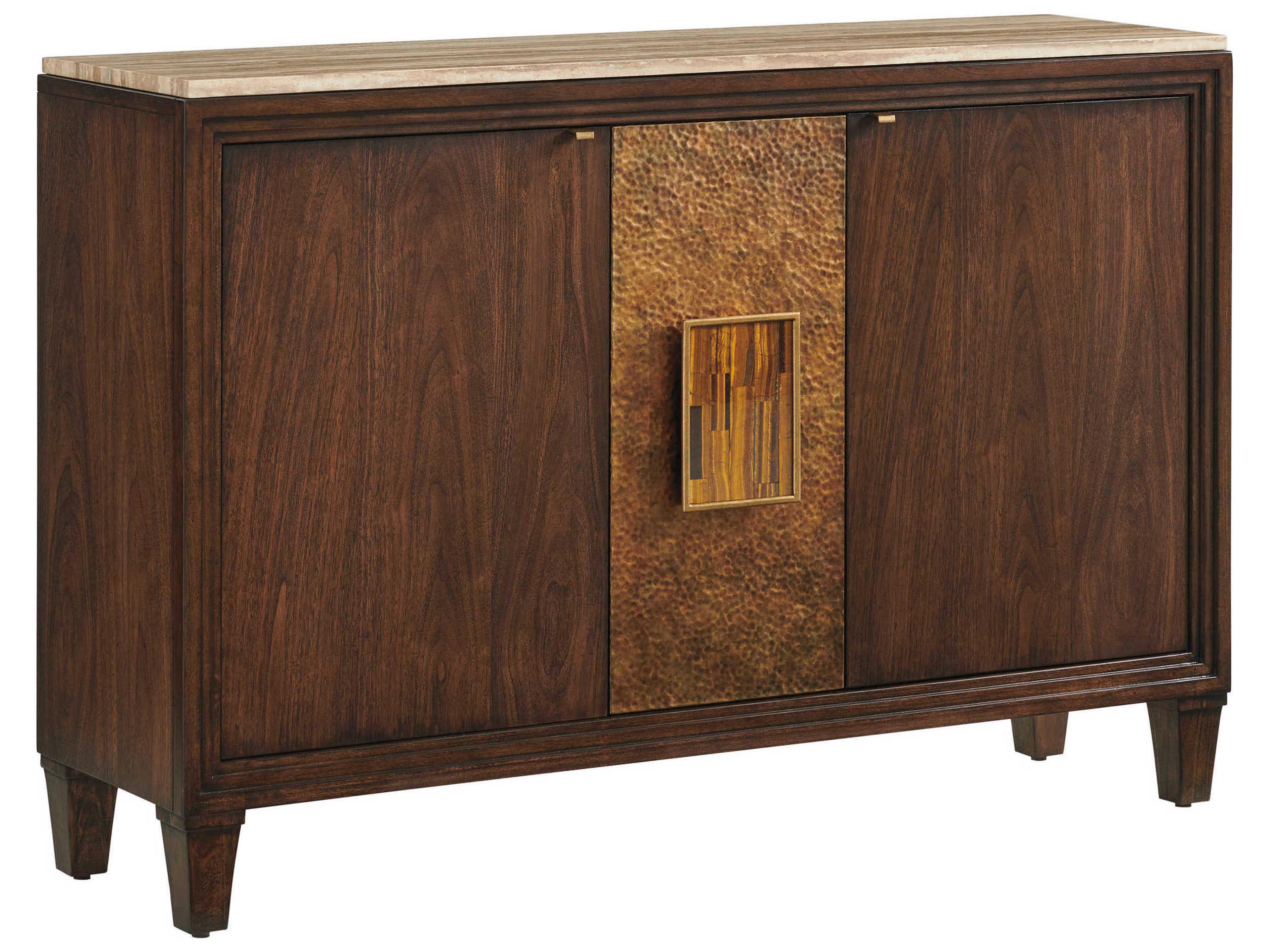 Silverado Walnut Brown Wood Accent Chest