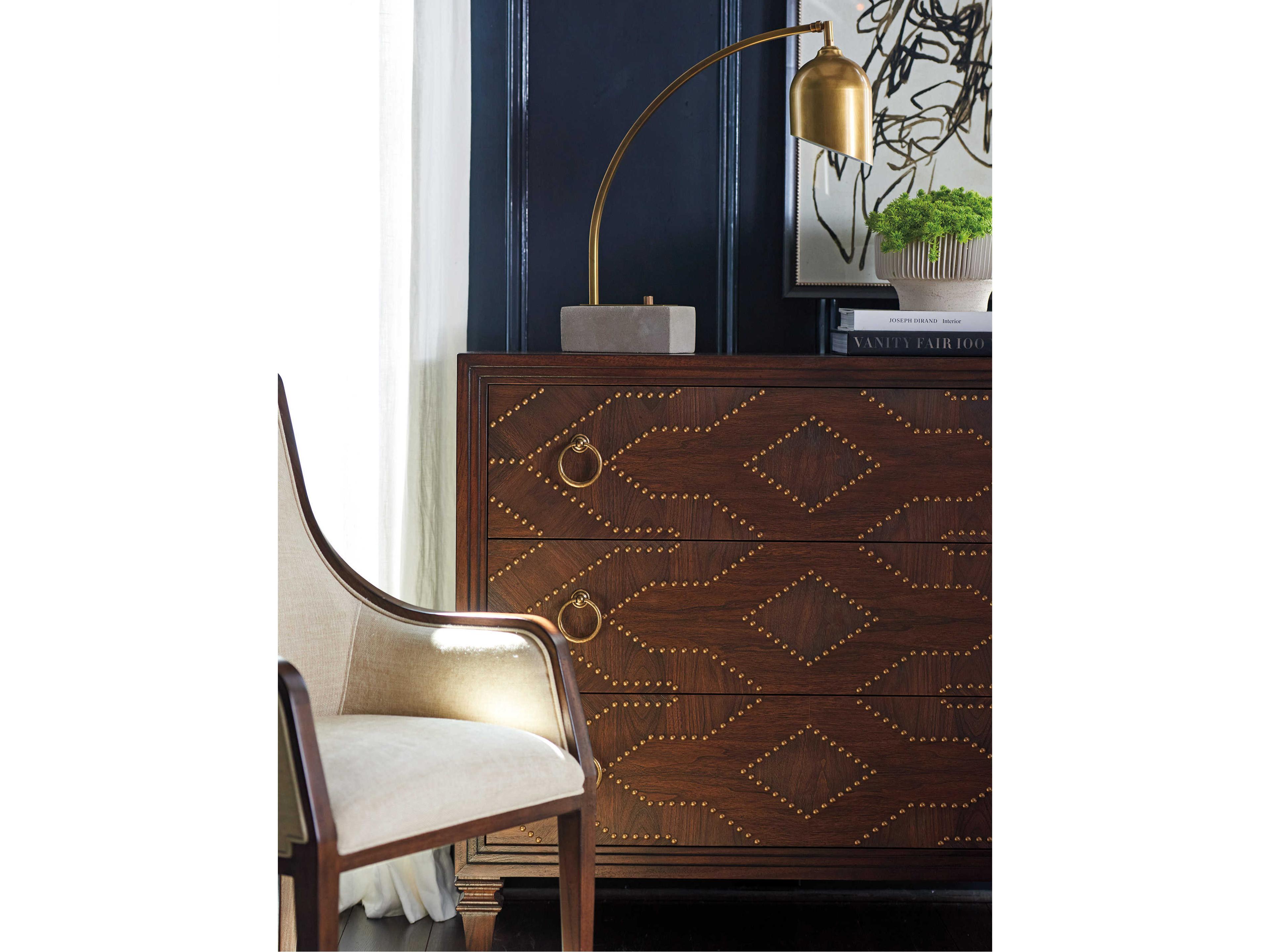 Lexington Silverado Walnut Brown Wood Accent Chest