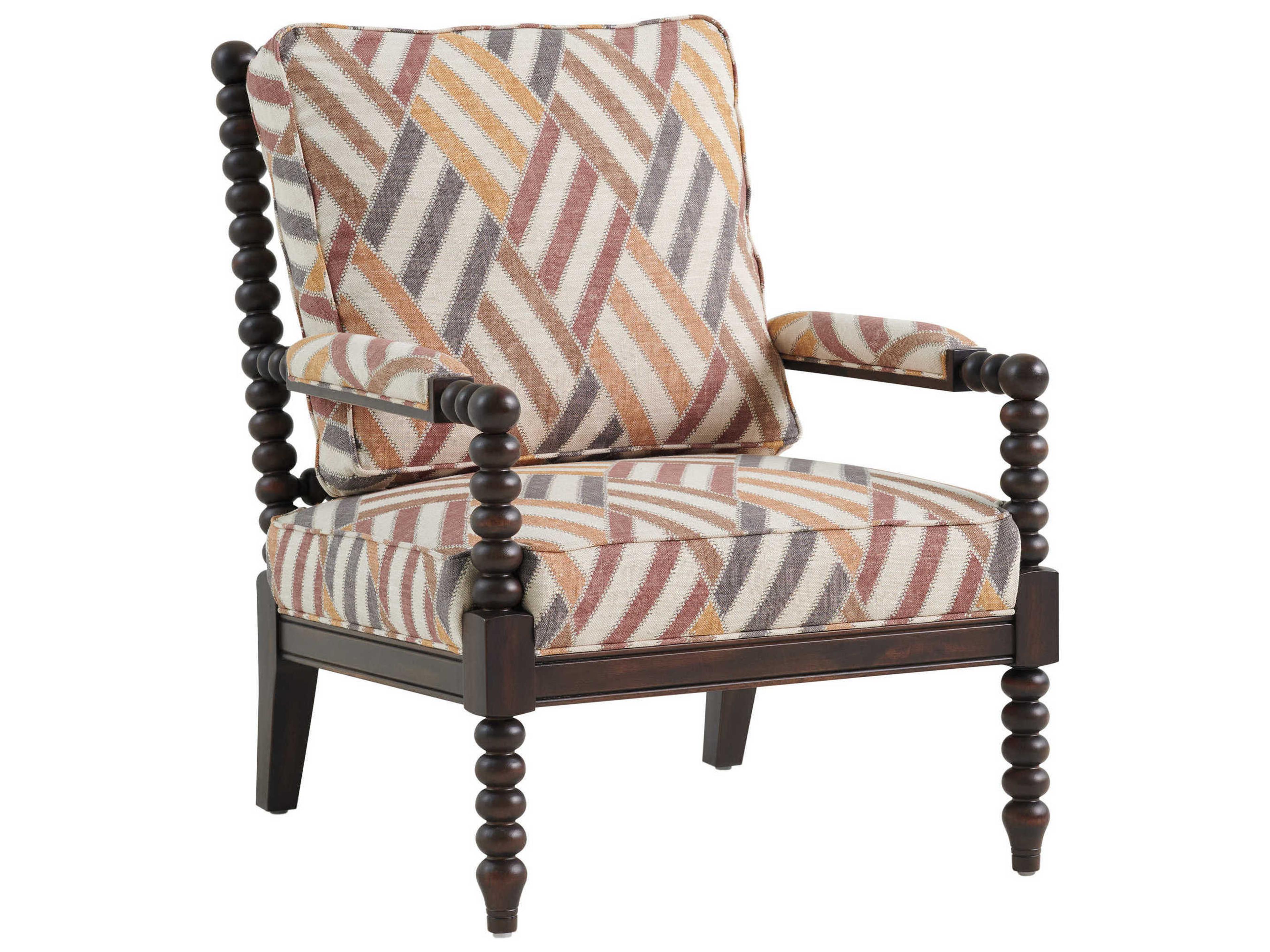 Lexington Silverado Brown Fabric Accent Chair