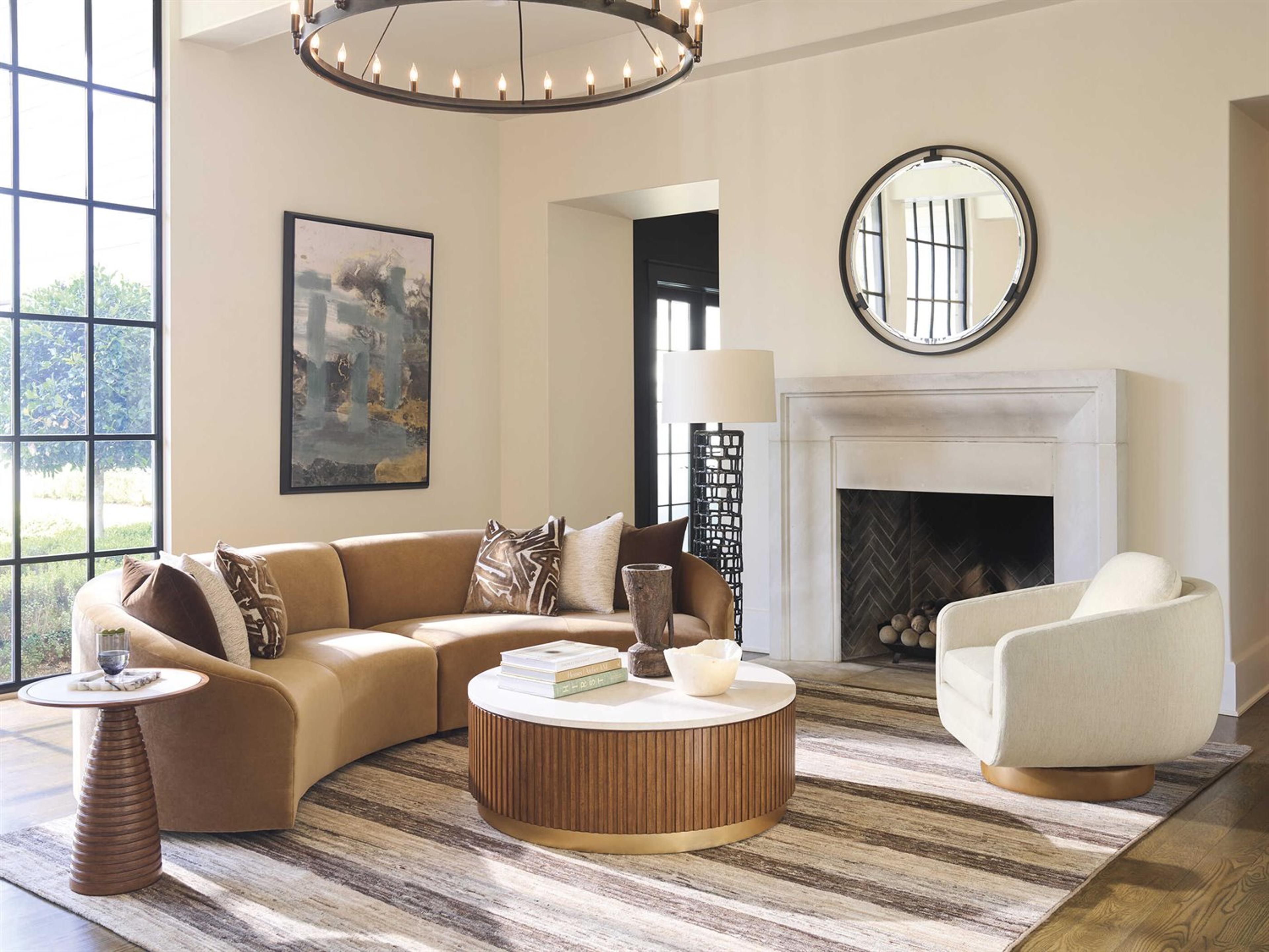 Lexington La Costa Bluewater Swivel Accent Chair