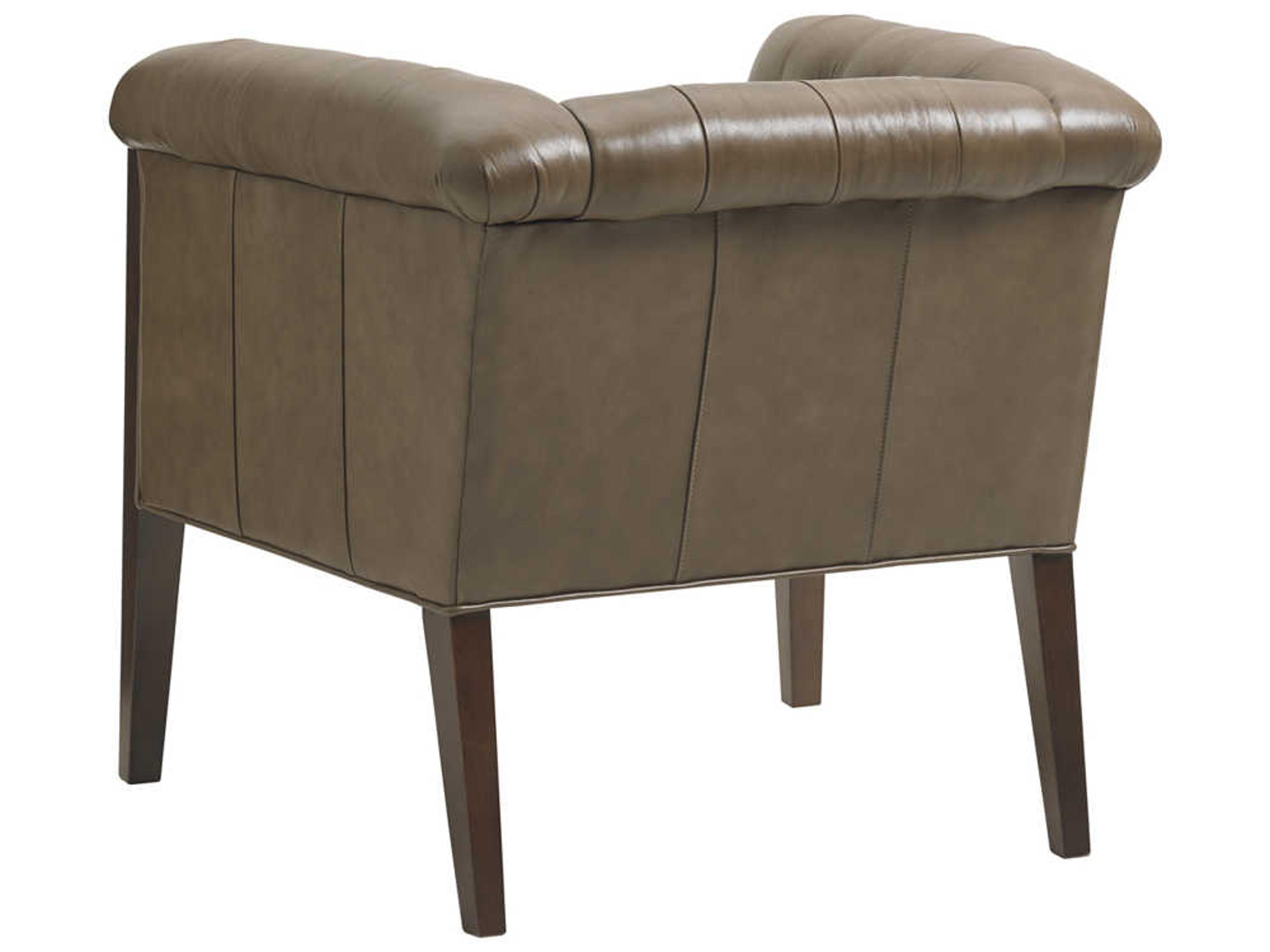 Lexington Oyster Bay Brown Leather Accent Chair