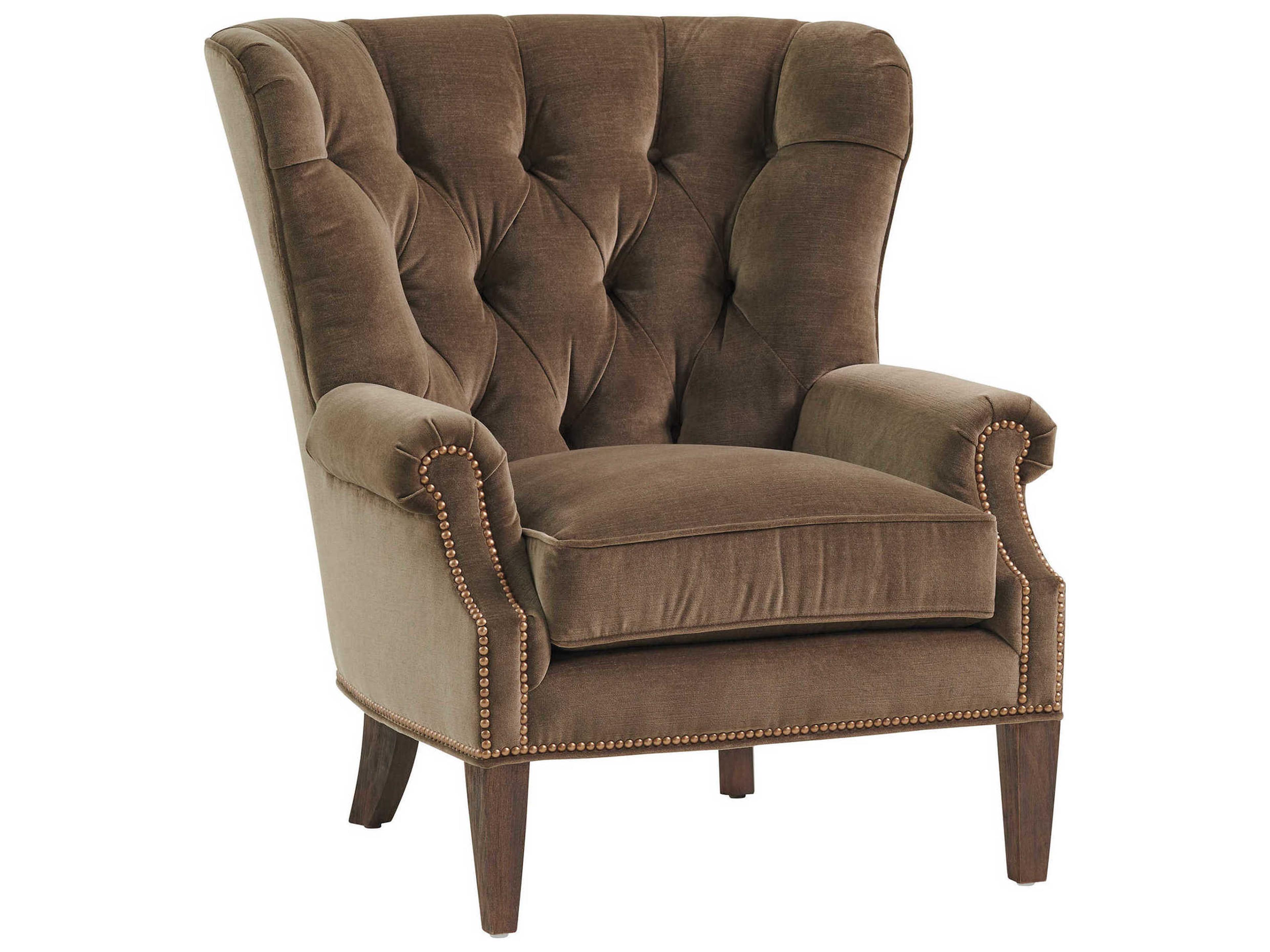 Silverado Brown Fabric Accent Chair