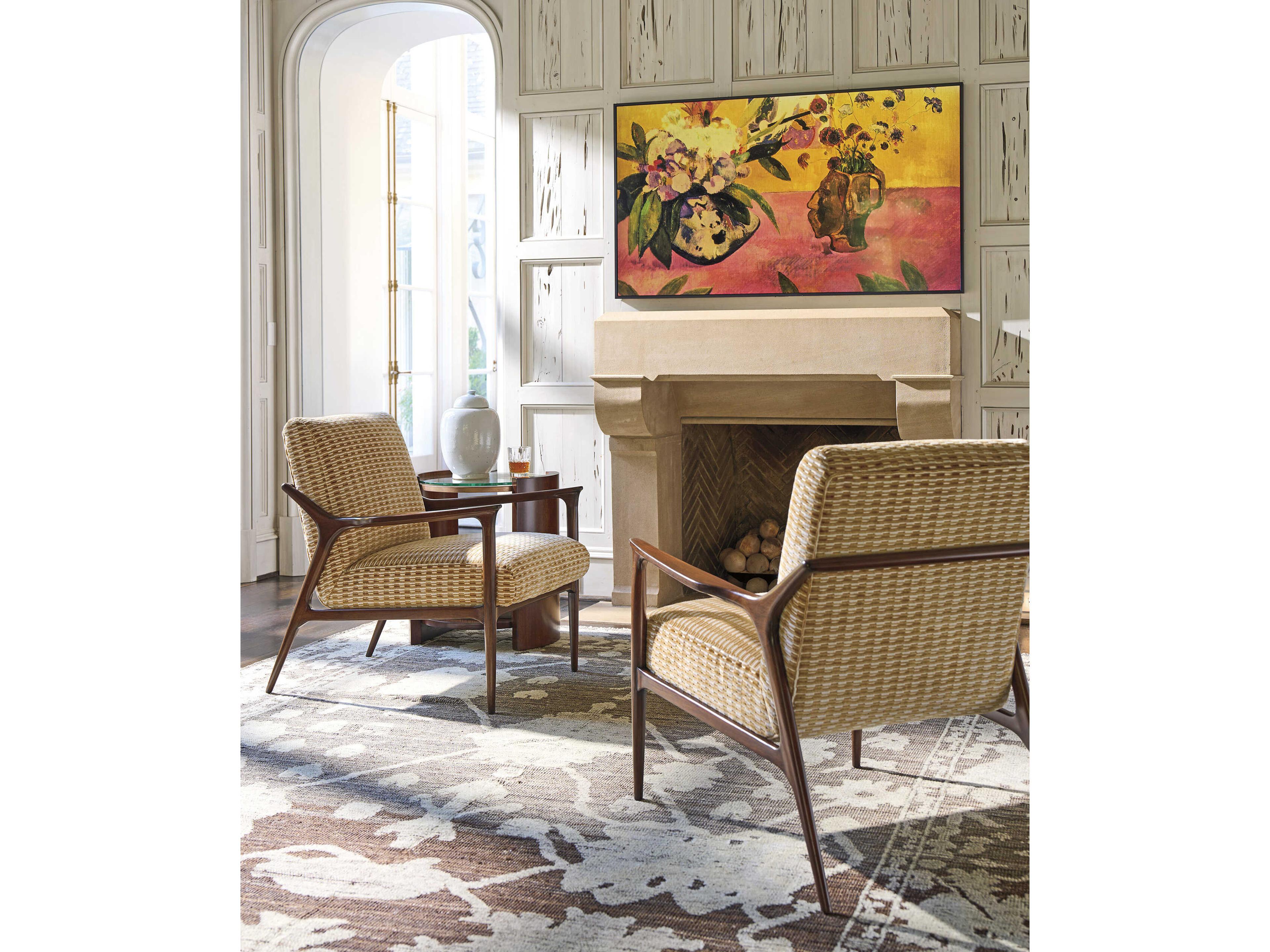 Lexington Rendezvous Warren Beige Accent Chair 