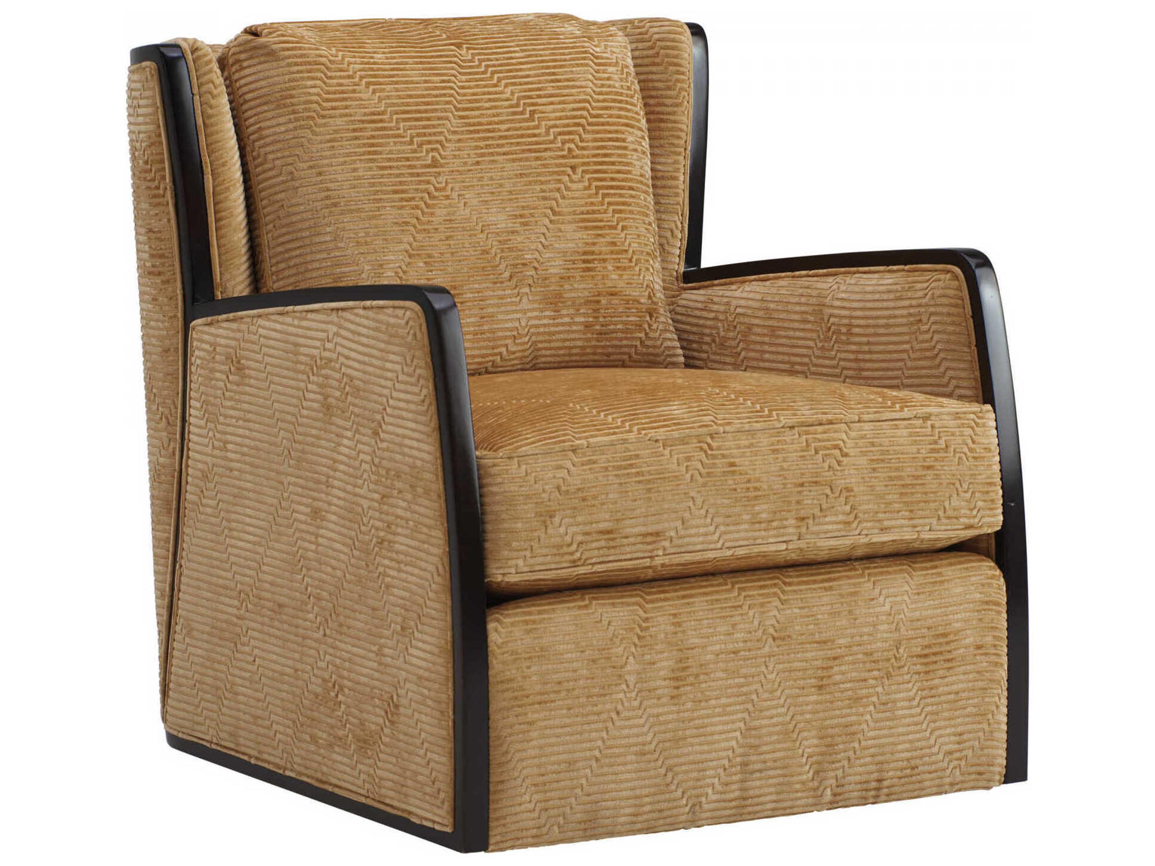 Carlyle Swivel Fabric Accent Chair