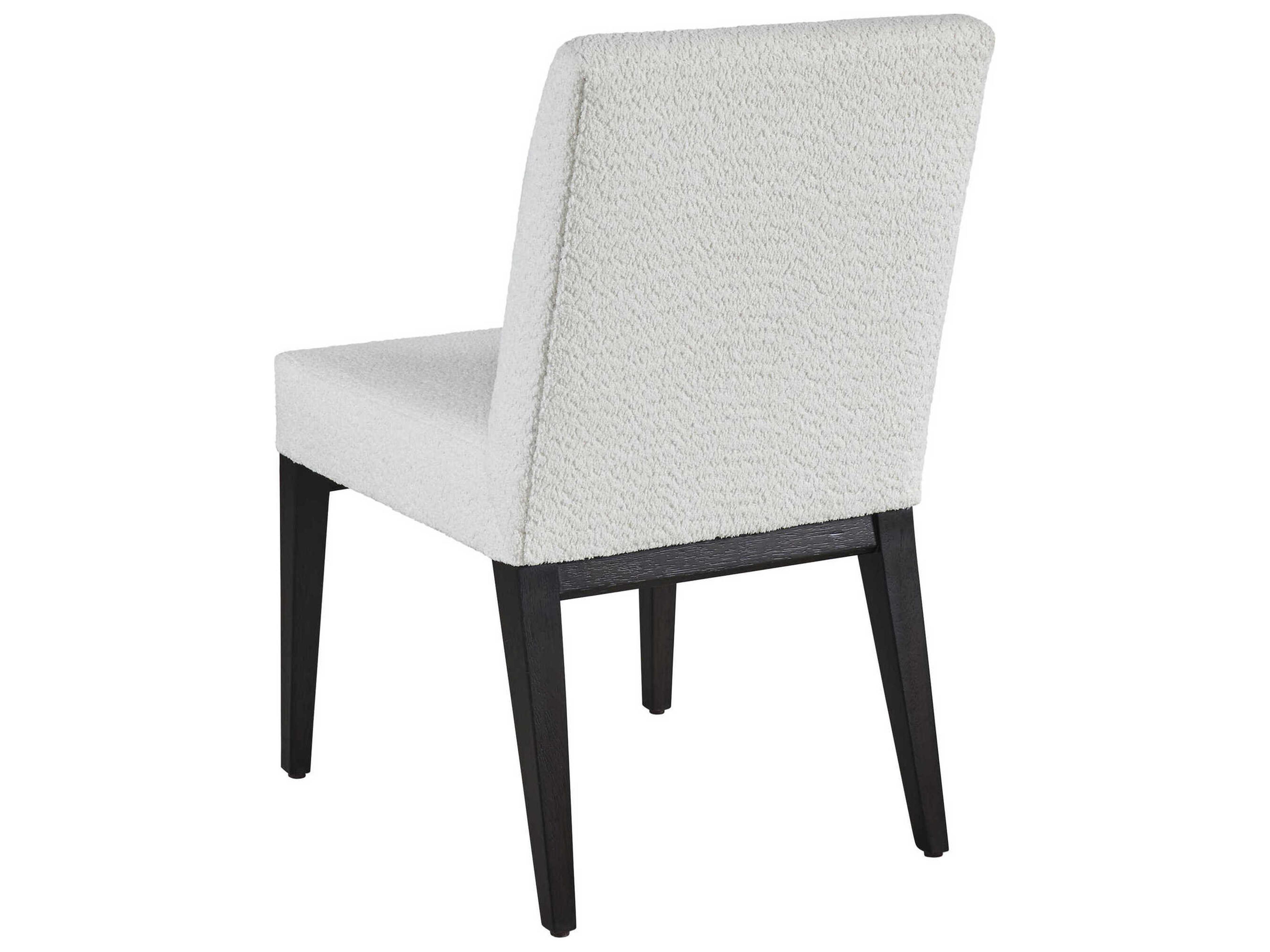 Lexington Zanzibar Latham White Upholstered Armless Dining Chair