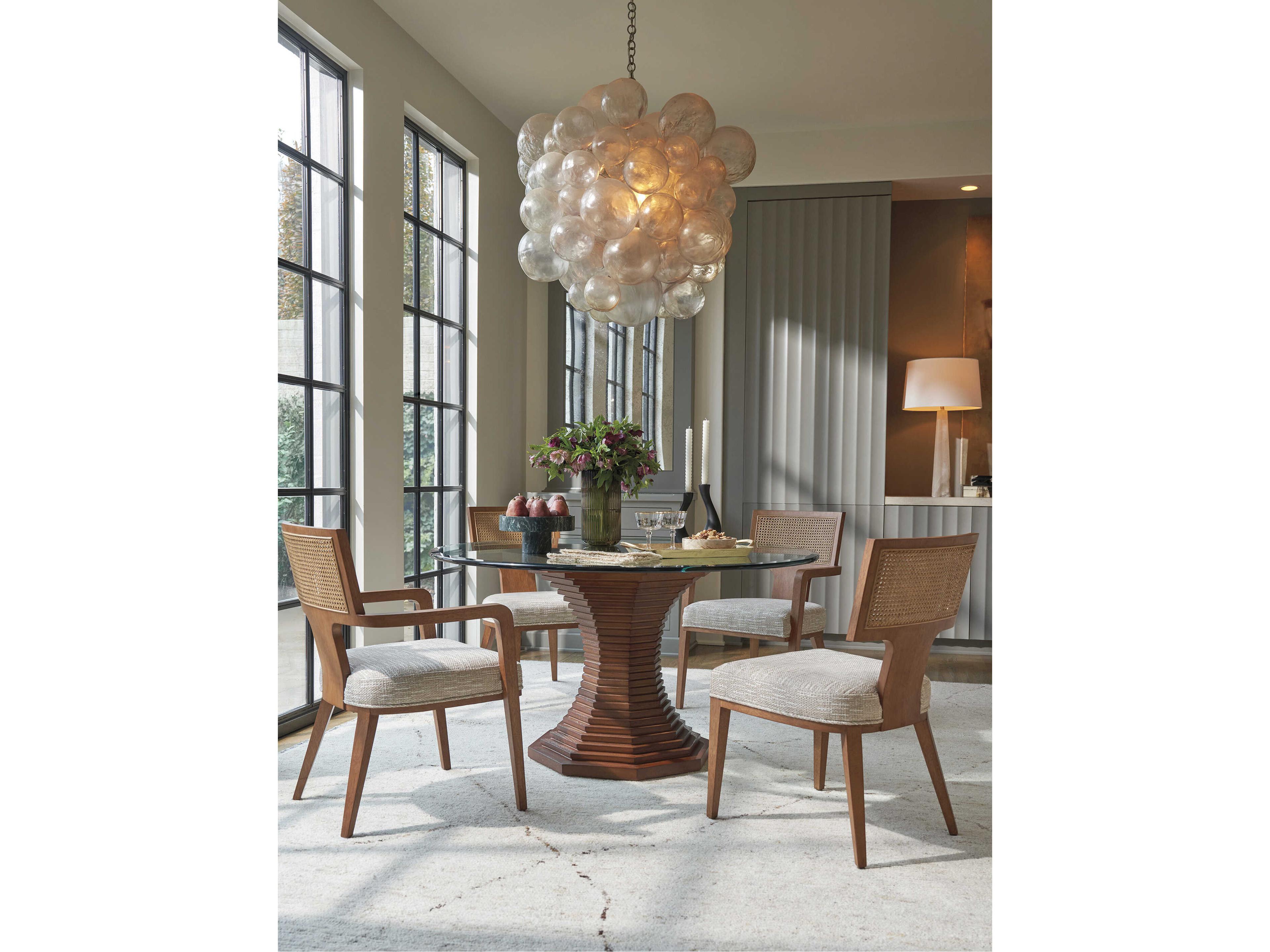 Lexington La Costa Serrano Brown Upholstered Armless Dining Chair