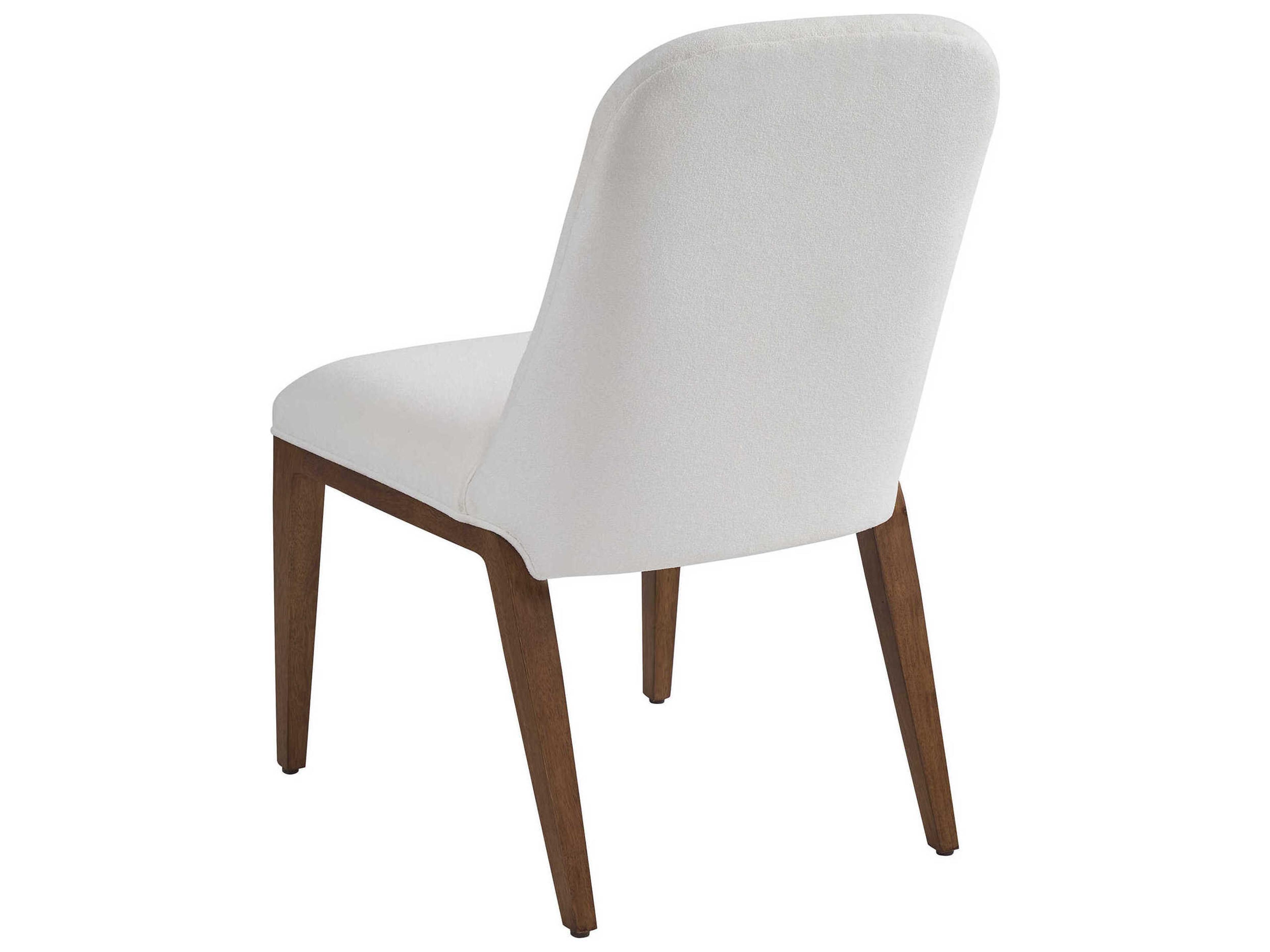 Lexington La Costa Seacove White Upholstered Armless Dining Chair