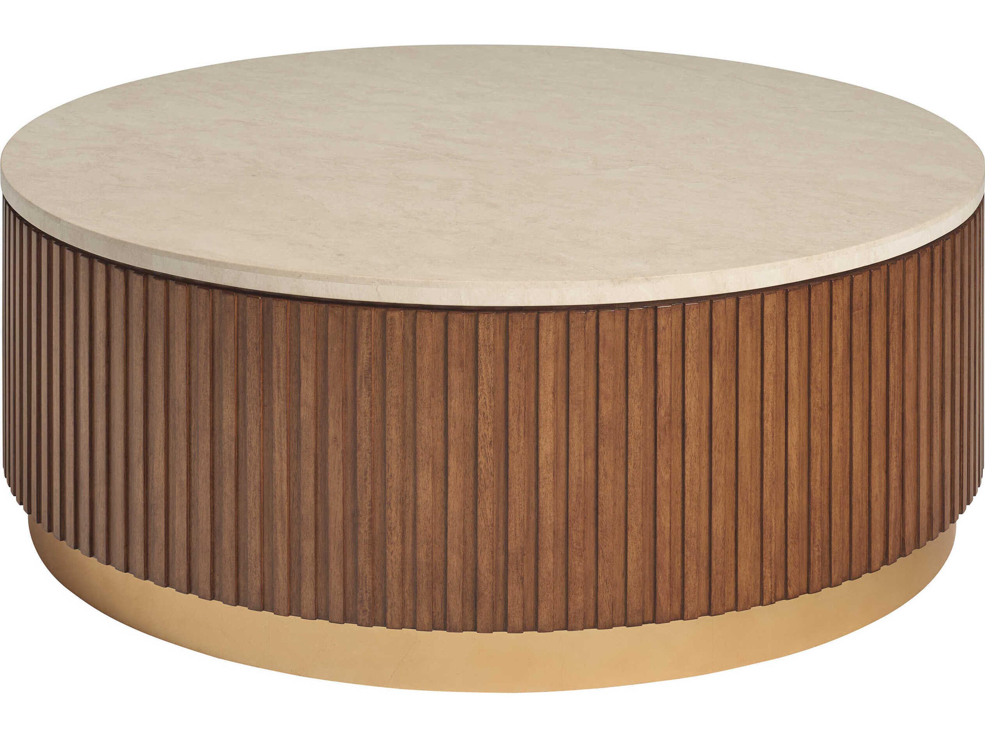 La Costa Avenida Round Marble Coffee Table