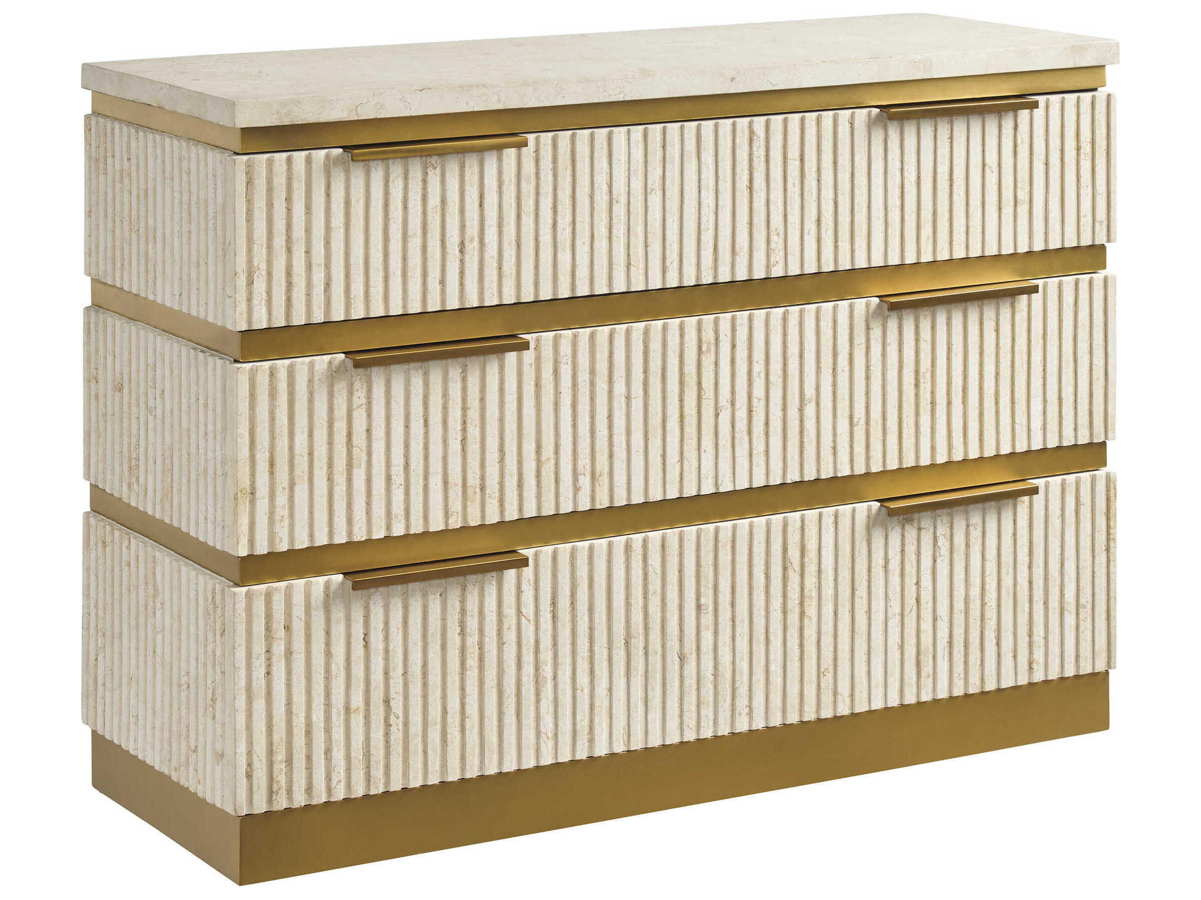 La Costa Montage Gold Accent Chest