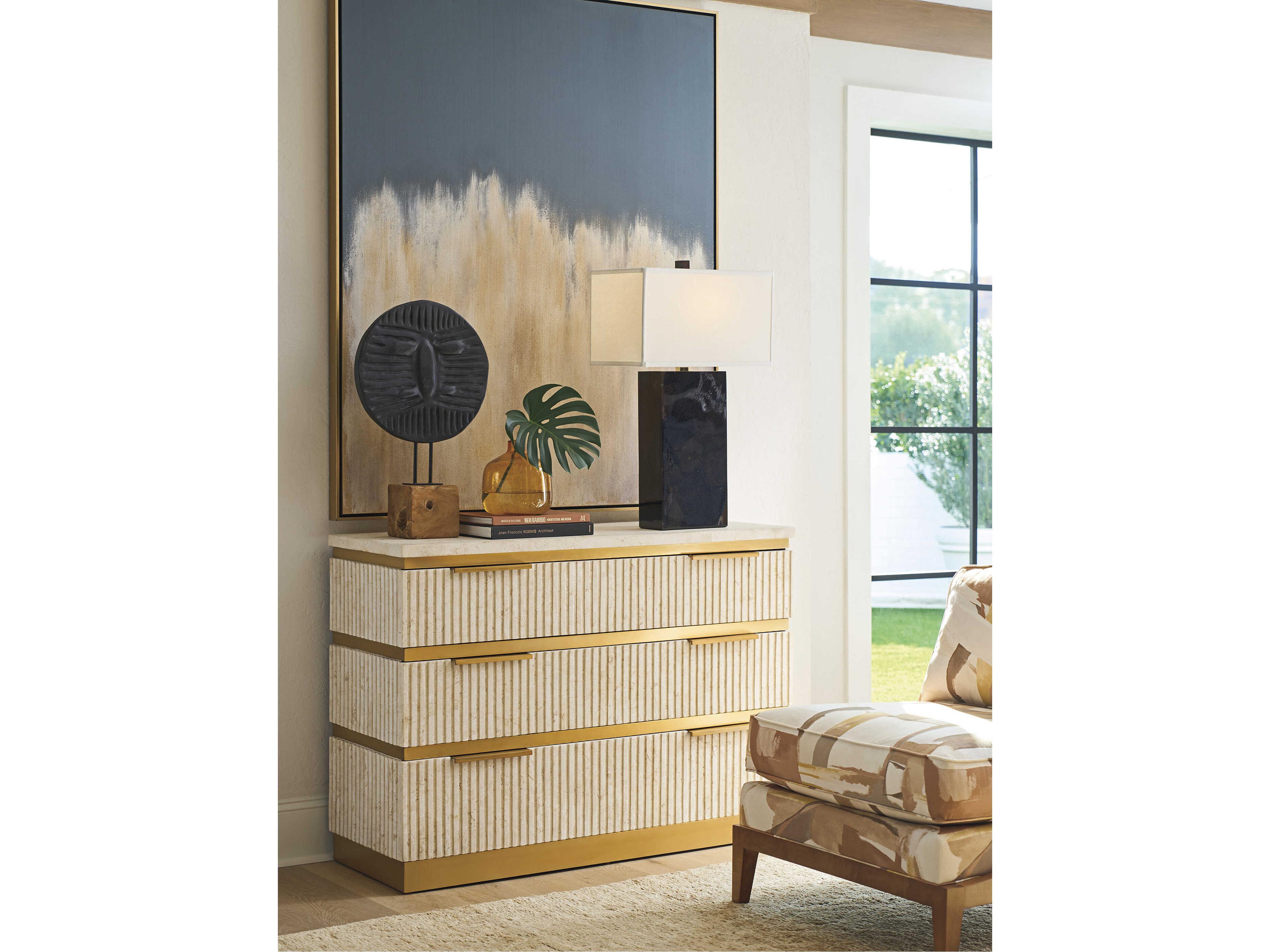 Lexington La Costa Montage Gold Accent Chest