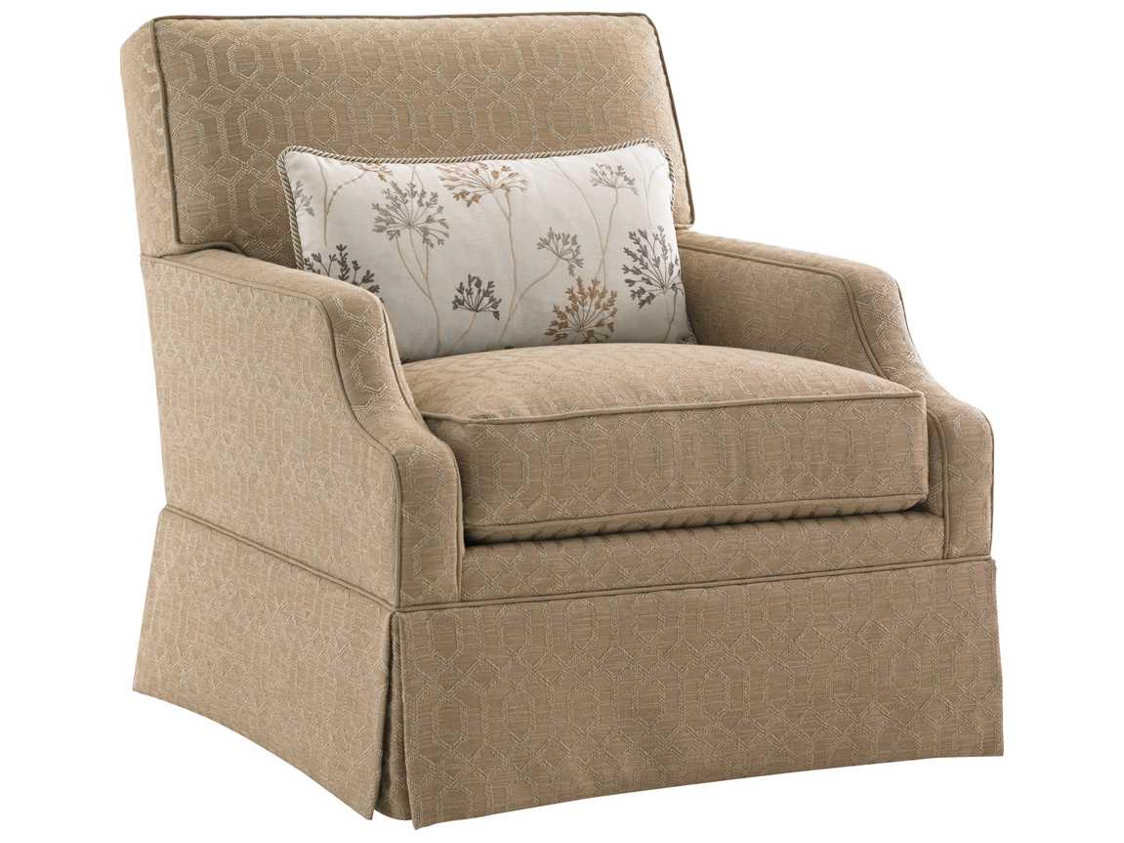 Kensington Place Swivel Fabric Accent Chair