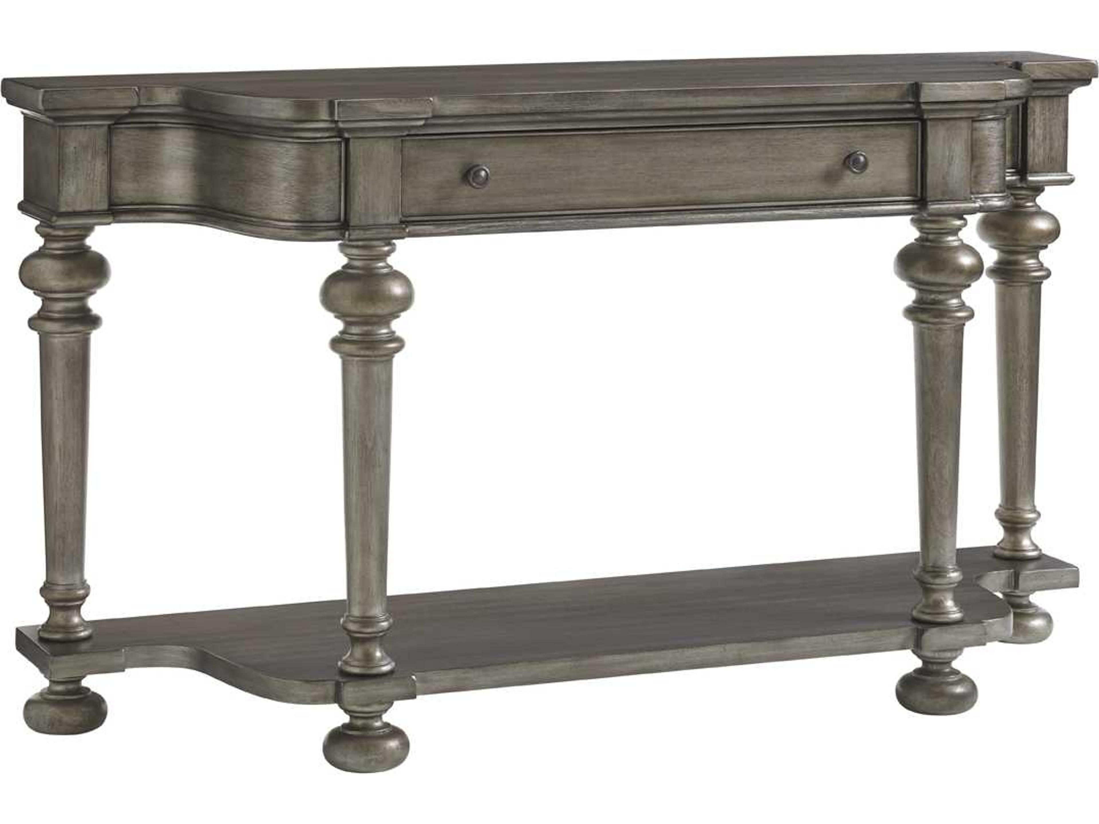 Oyster Bay Rectangular Wood Console Table