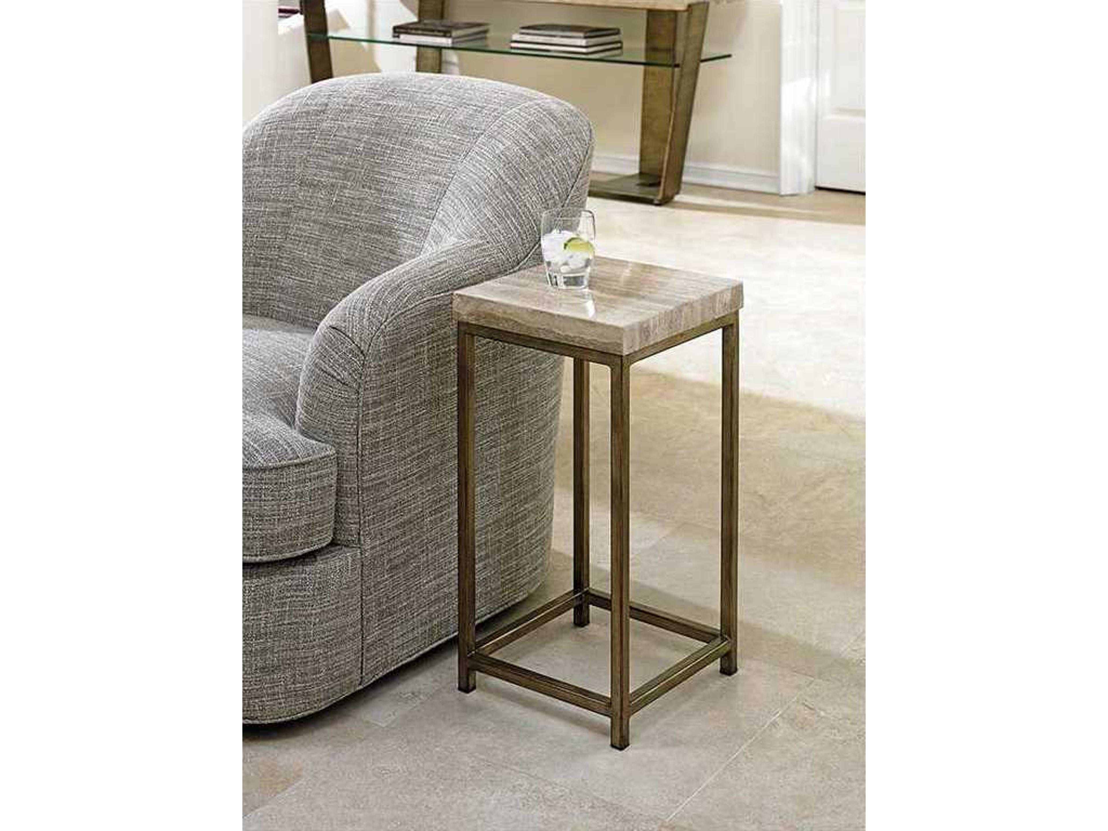 Lexington Laurel Canyon Square Stone End Table