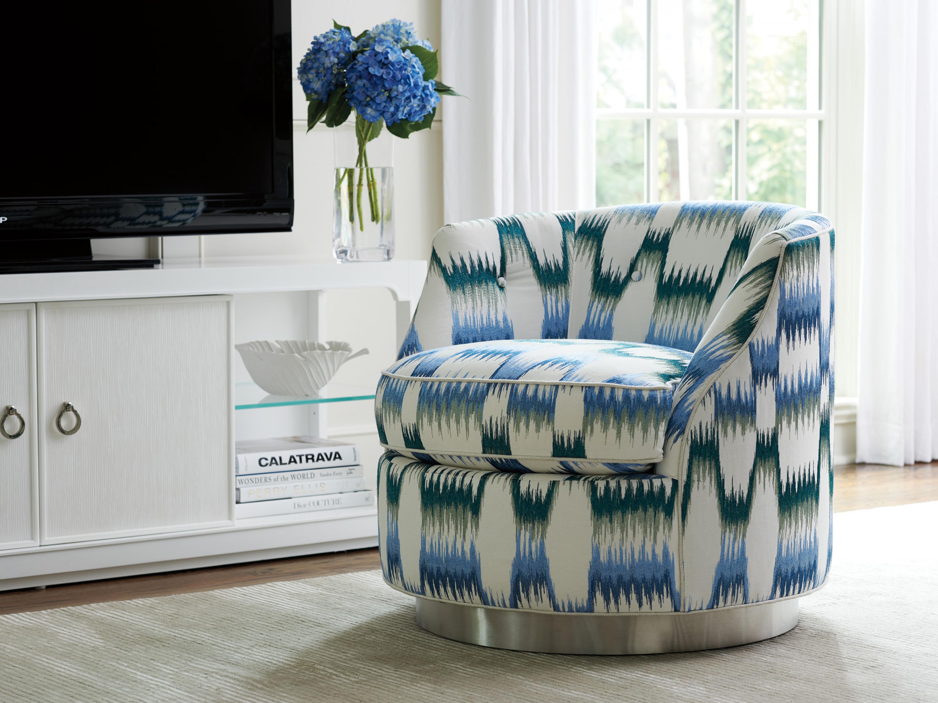 Lexington Avondale Swivel Fabric Accent Chair