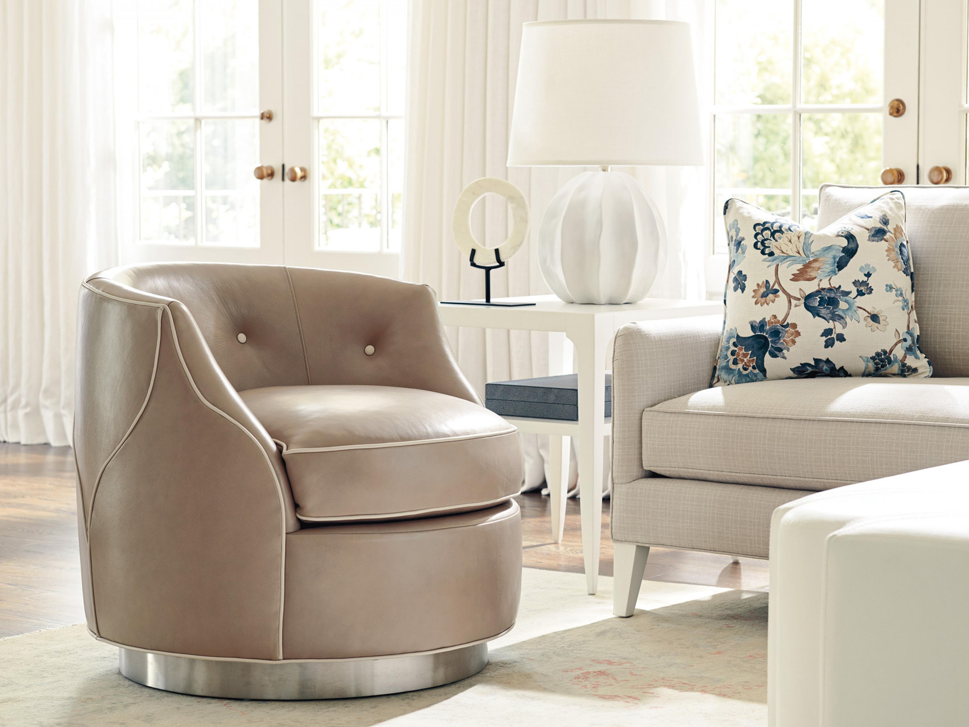 Lexington Avondale Swivel Fabric Accent Chair
