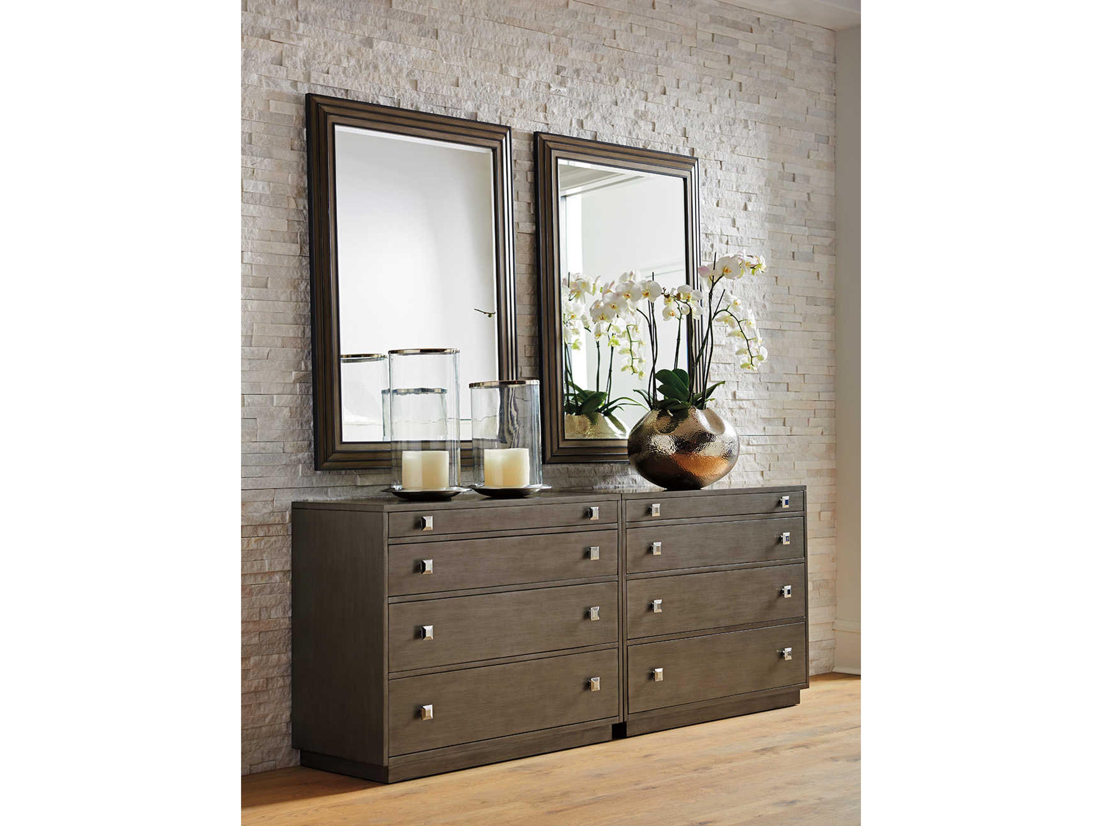 Lexington Rich Gray Ation Wall Mirror Rectangular