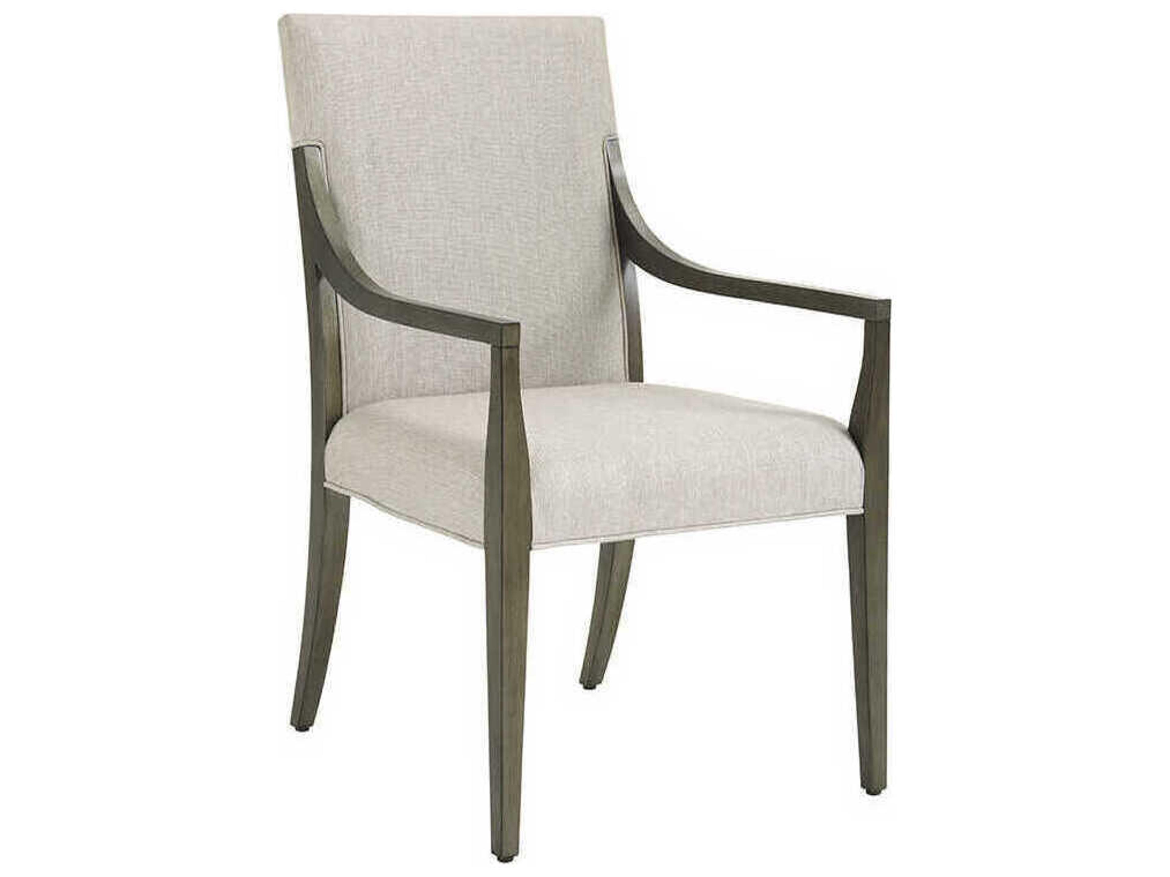 Lexington Gray Upholstered Arm Dining Chair