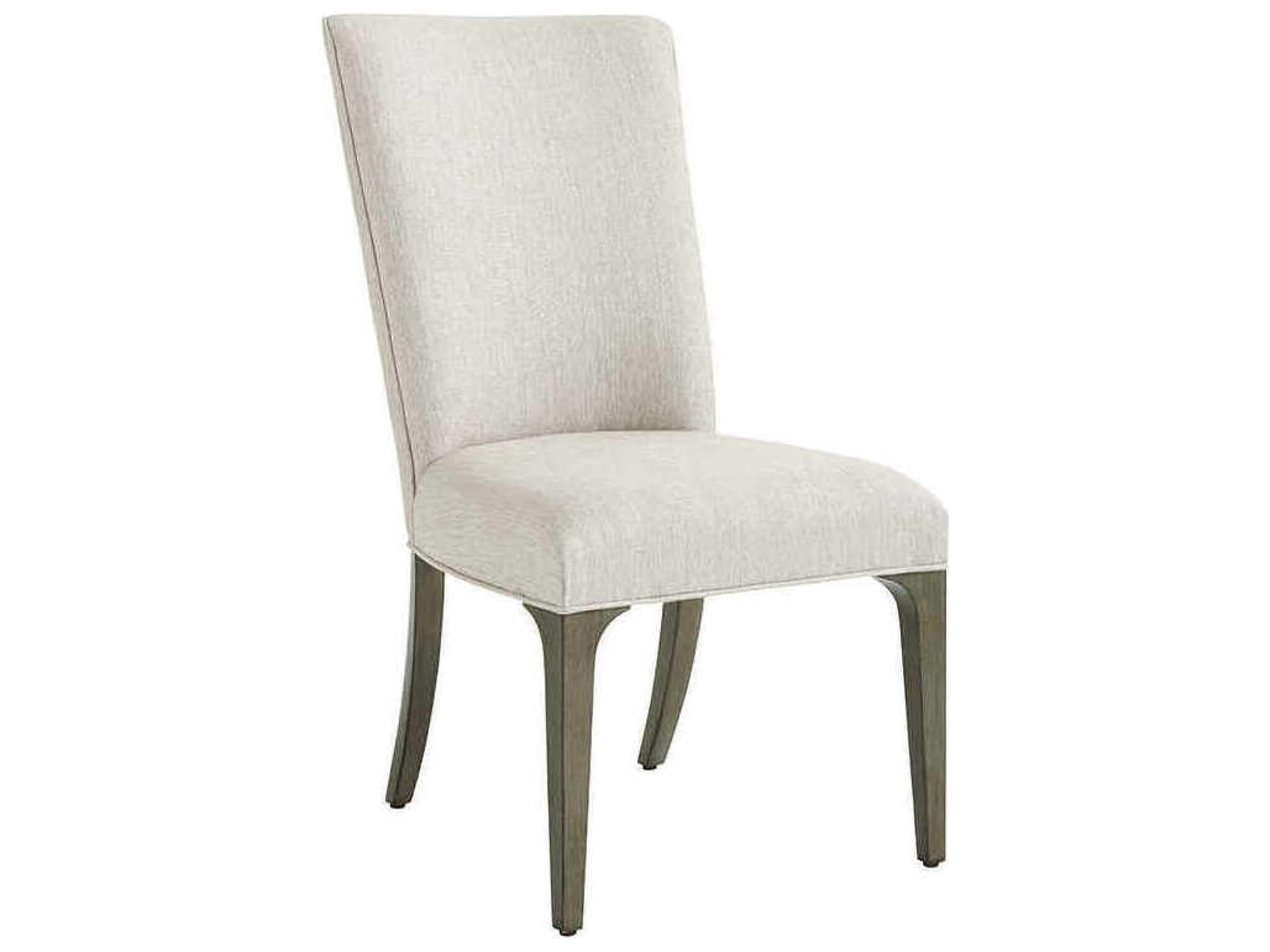 Lexington Maple Wood Gray Upholstered Side Dining Chair