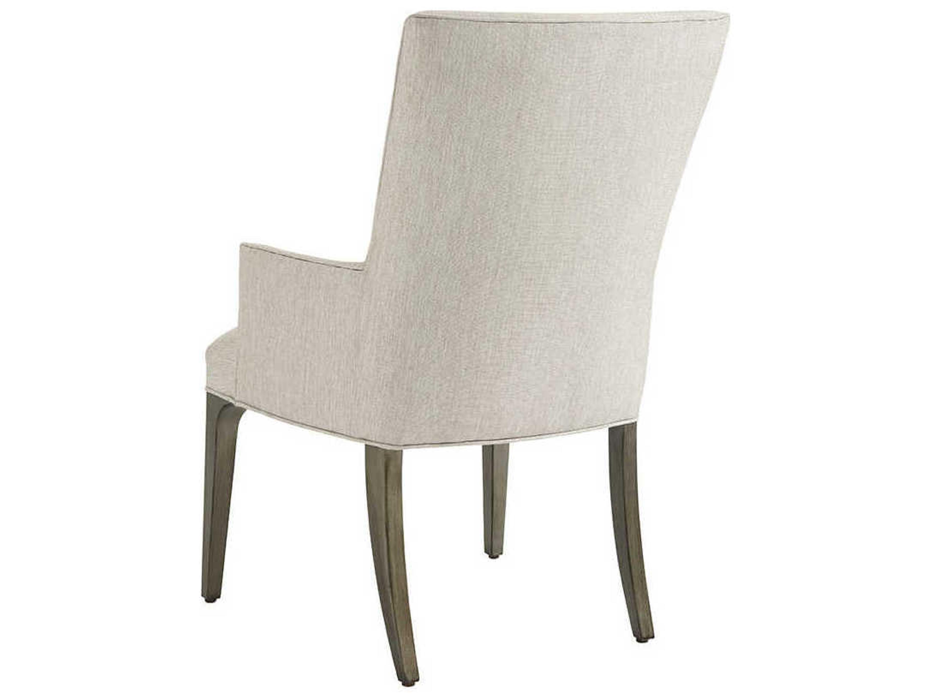 Lexington Gray Upholstered Arm Dining Chair